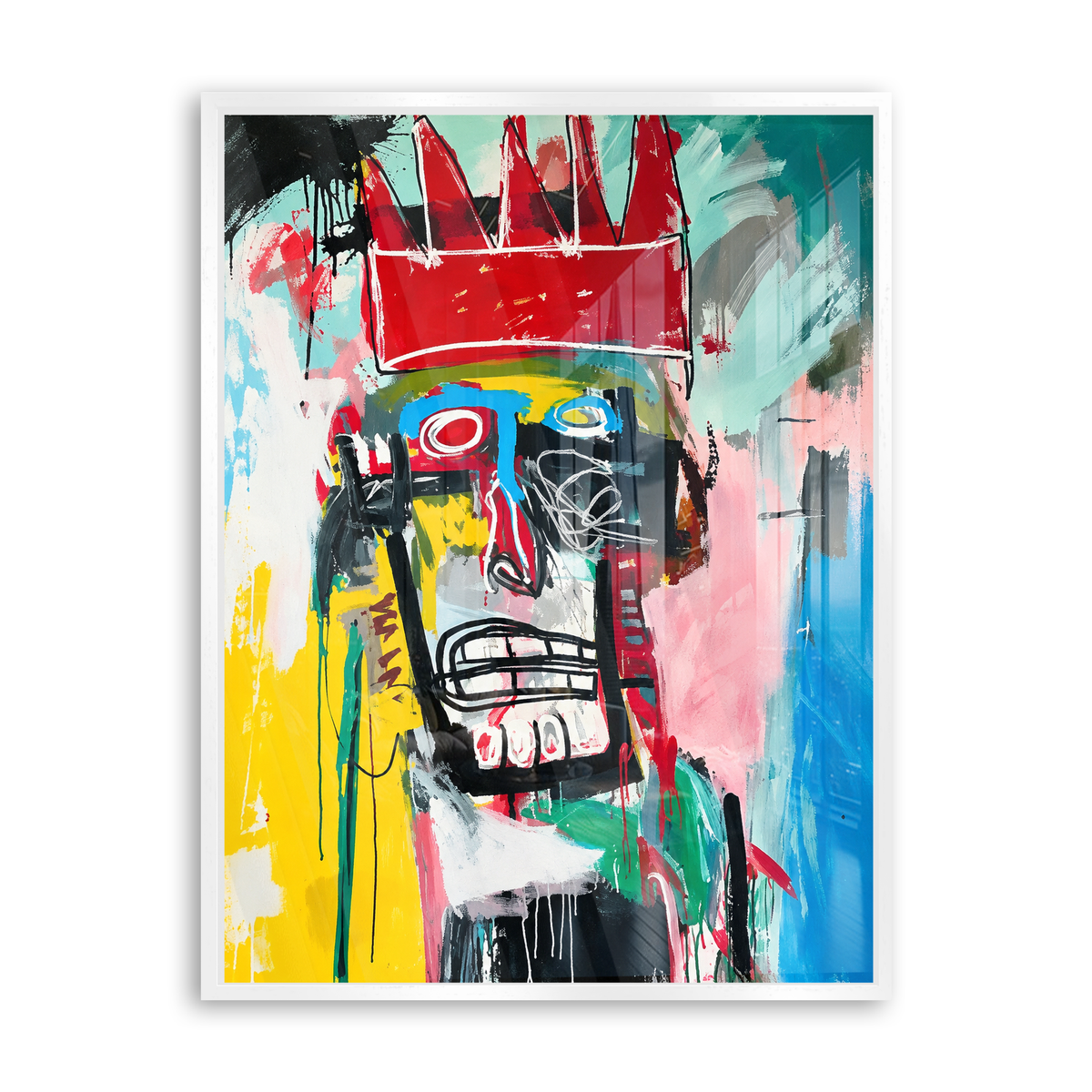 Crowned & Timeless-Duo 1 - Acrylglas Weiß