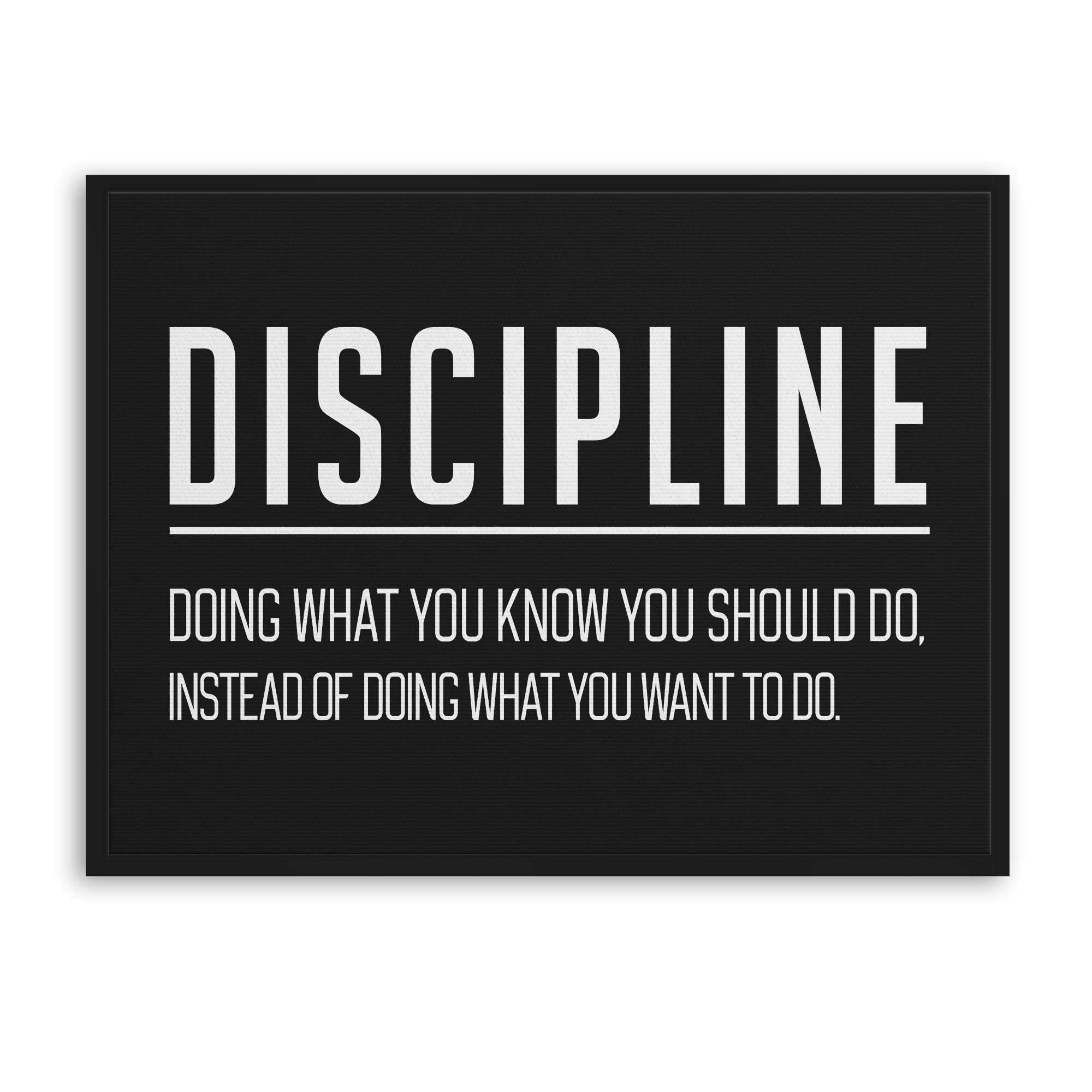 Discipline 