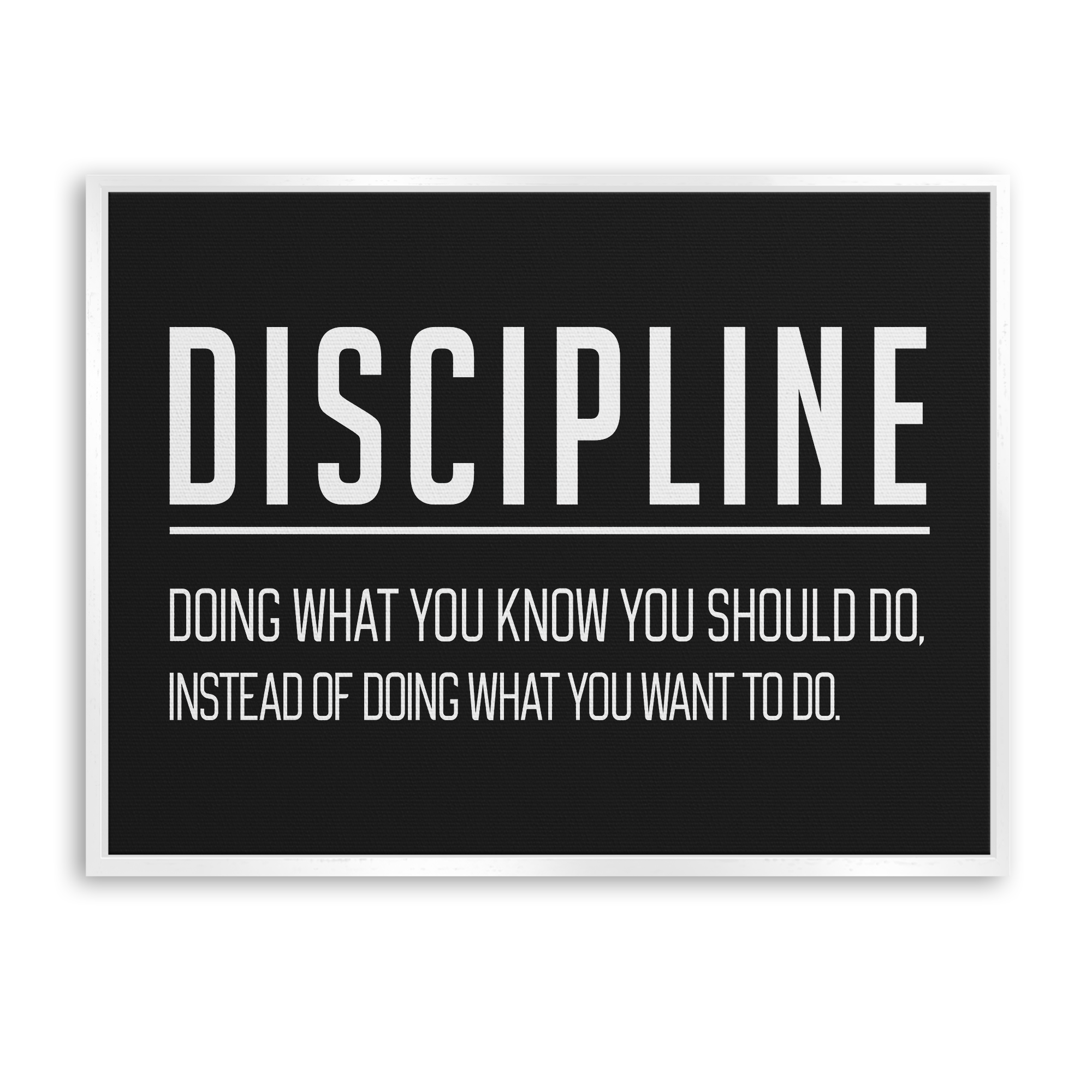 Discipline 