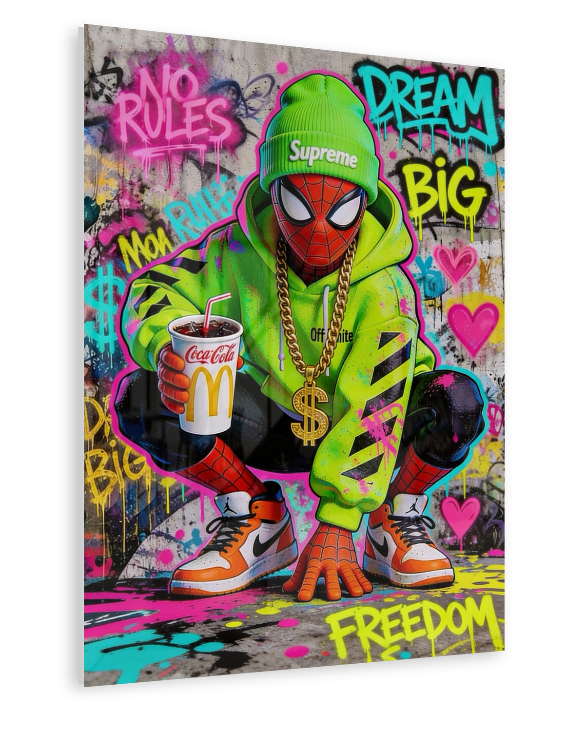 Dream Big - Urban Edition - Acrylglas Ohne Rahmen