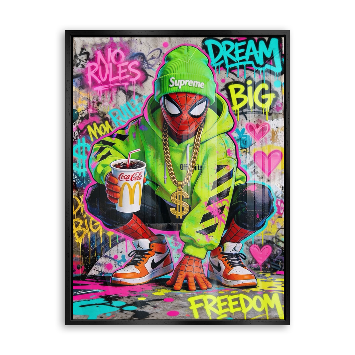Dream Big - Urban Edition - Acrylglas Schwarz