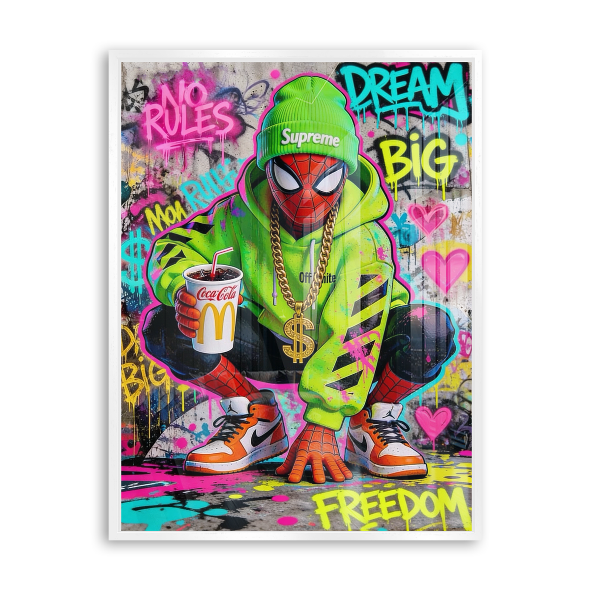 Dream Big - Urban Edition - Acrylglas Weiß