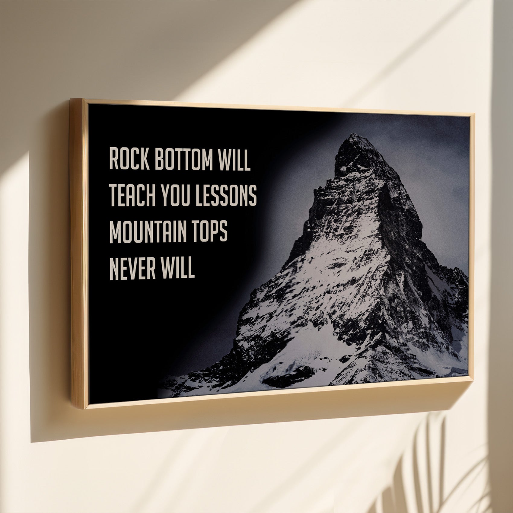 Rock Bottom Will Teach You Lesson 
