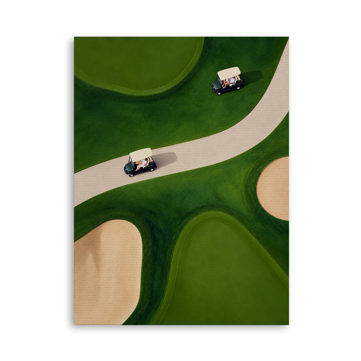 Fairway Flow - Leinwand Ohne Rahmen