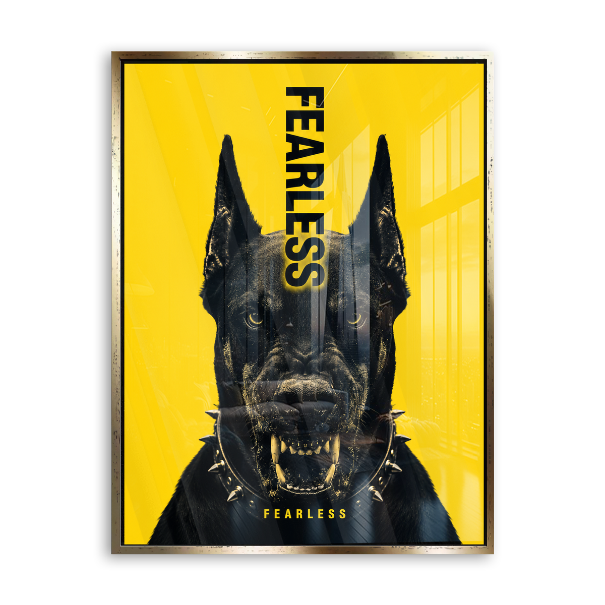 Fearless - Acrylglas Gold