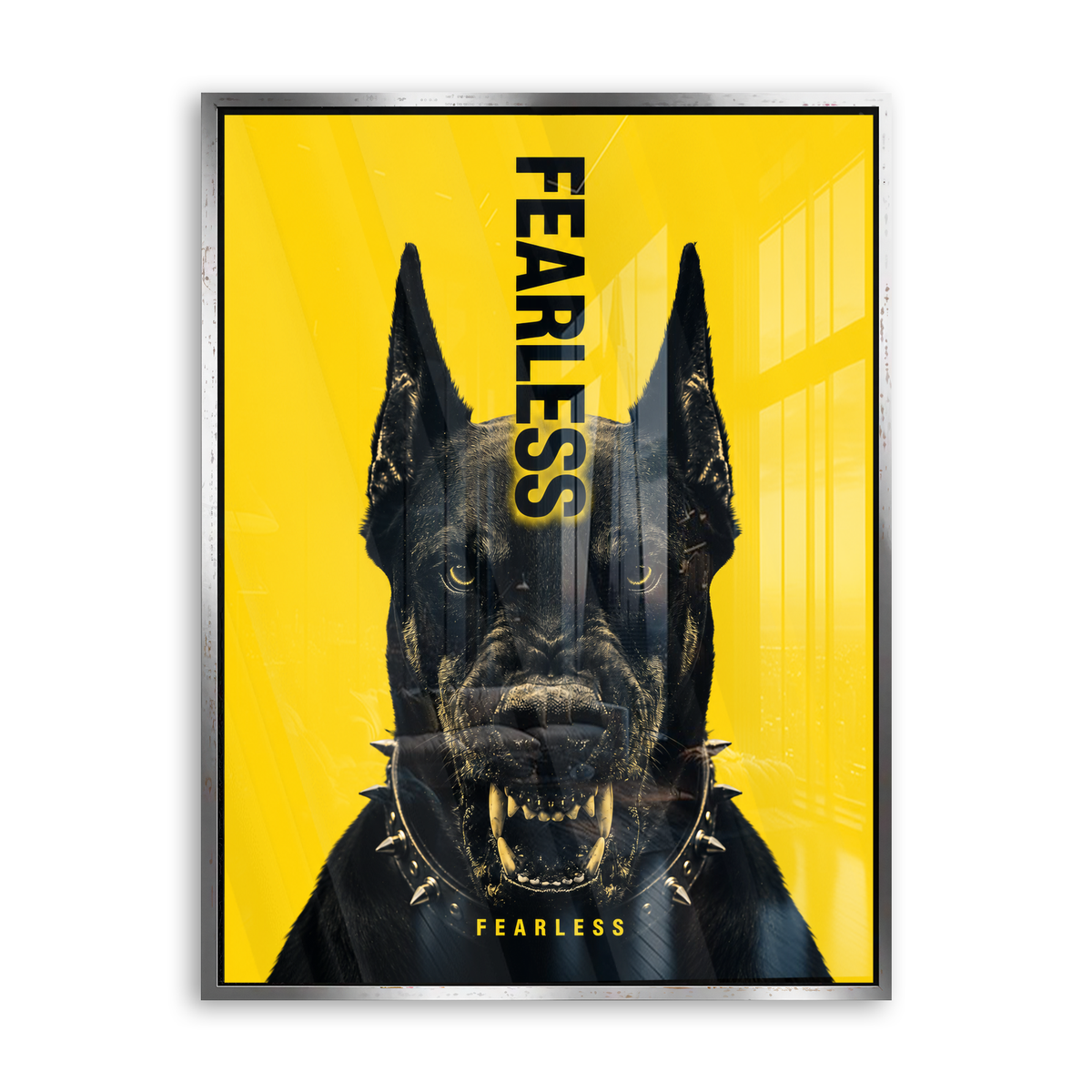 Fearless - Acrylglas Silber