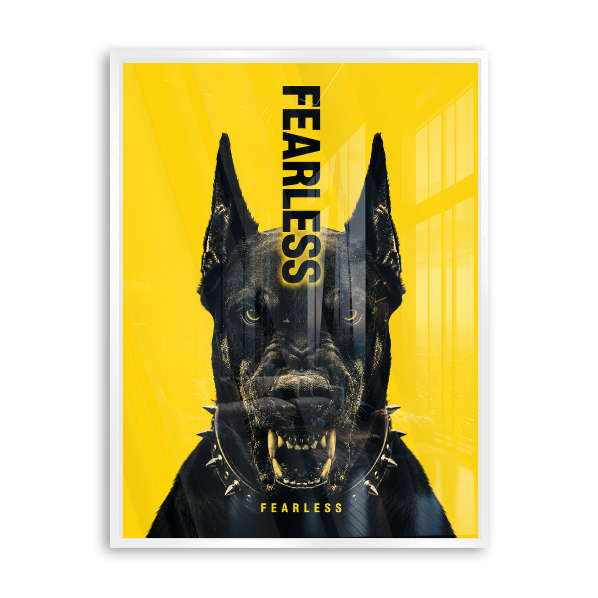 Fearless - Acrylglas Weiß