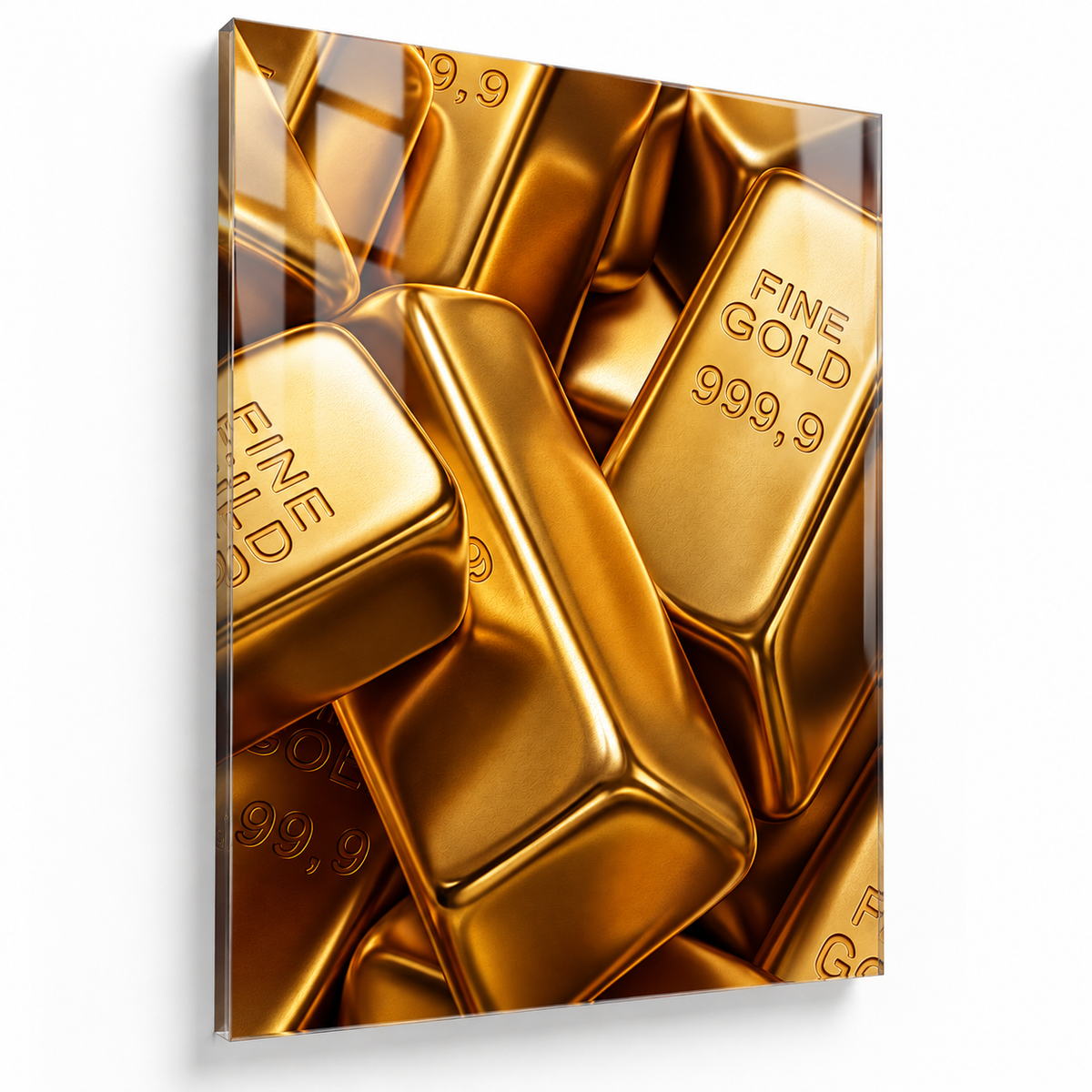 Fine Gold - Acrylglas Ohne Rahmen