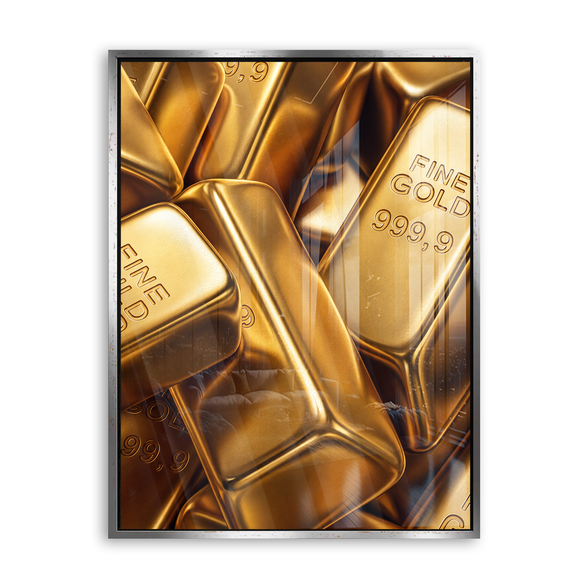 Fine Gold - Acrylglas Silber