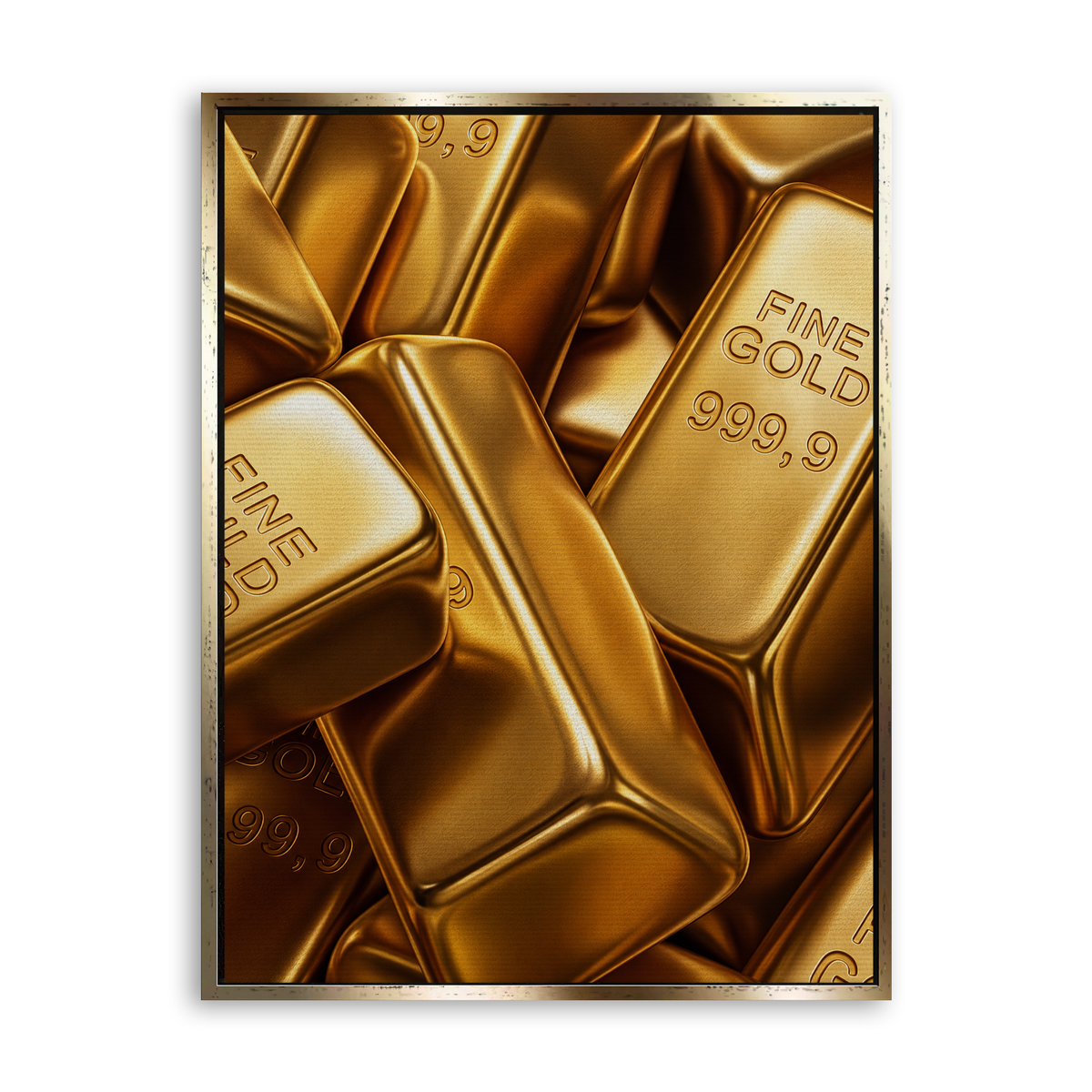 Fine Gold - Leinwand Gold