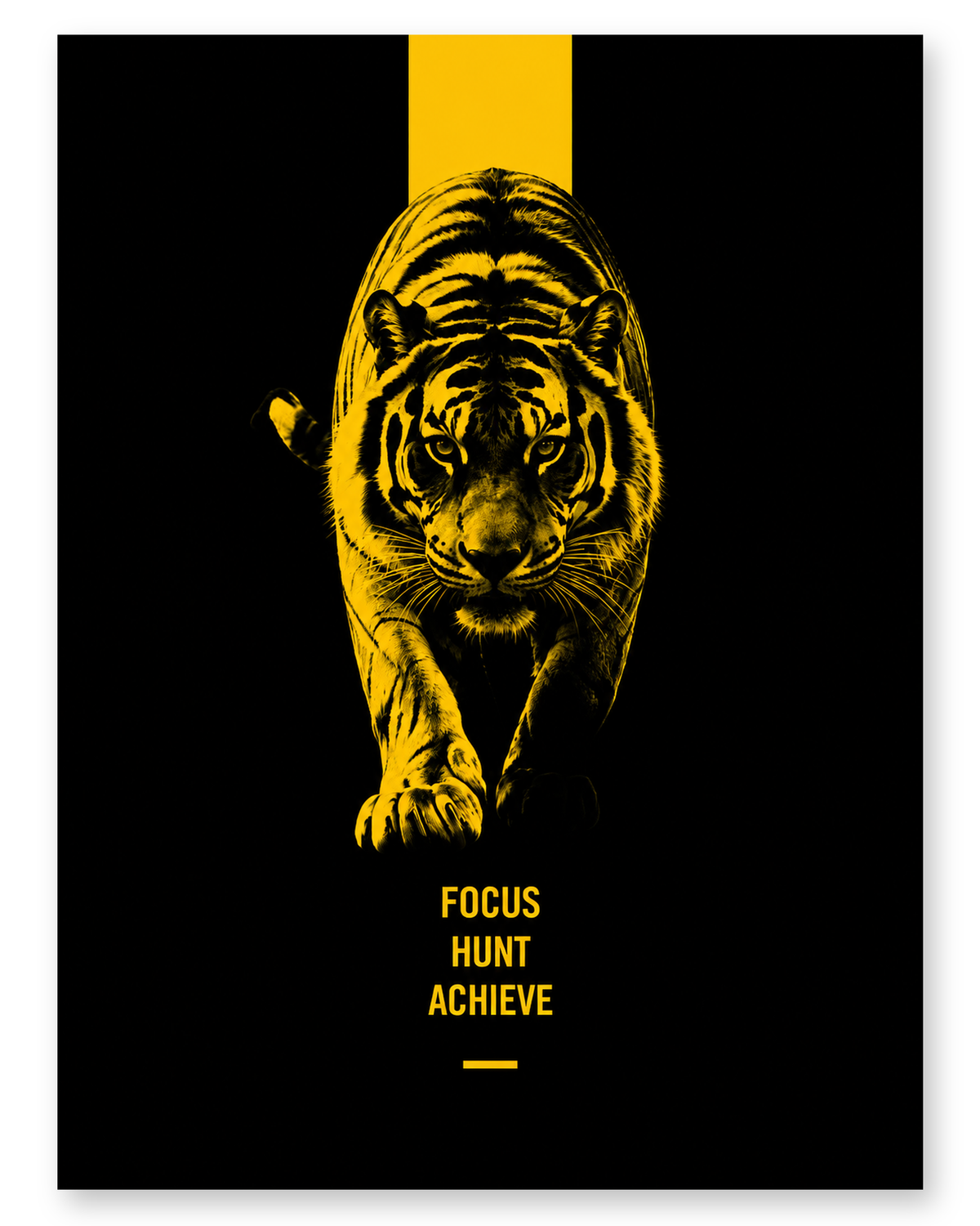 Focus Hunt Achieve - Poster