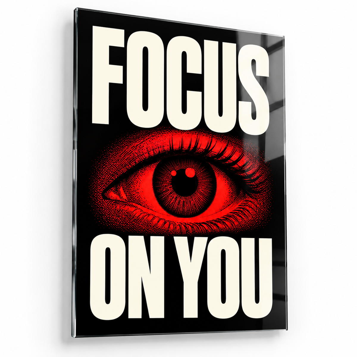 Focus on You - Acrylglas Ohne Rahmen