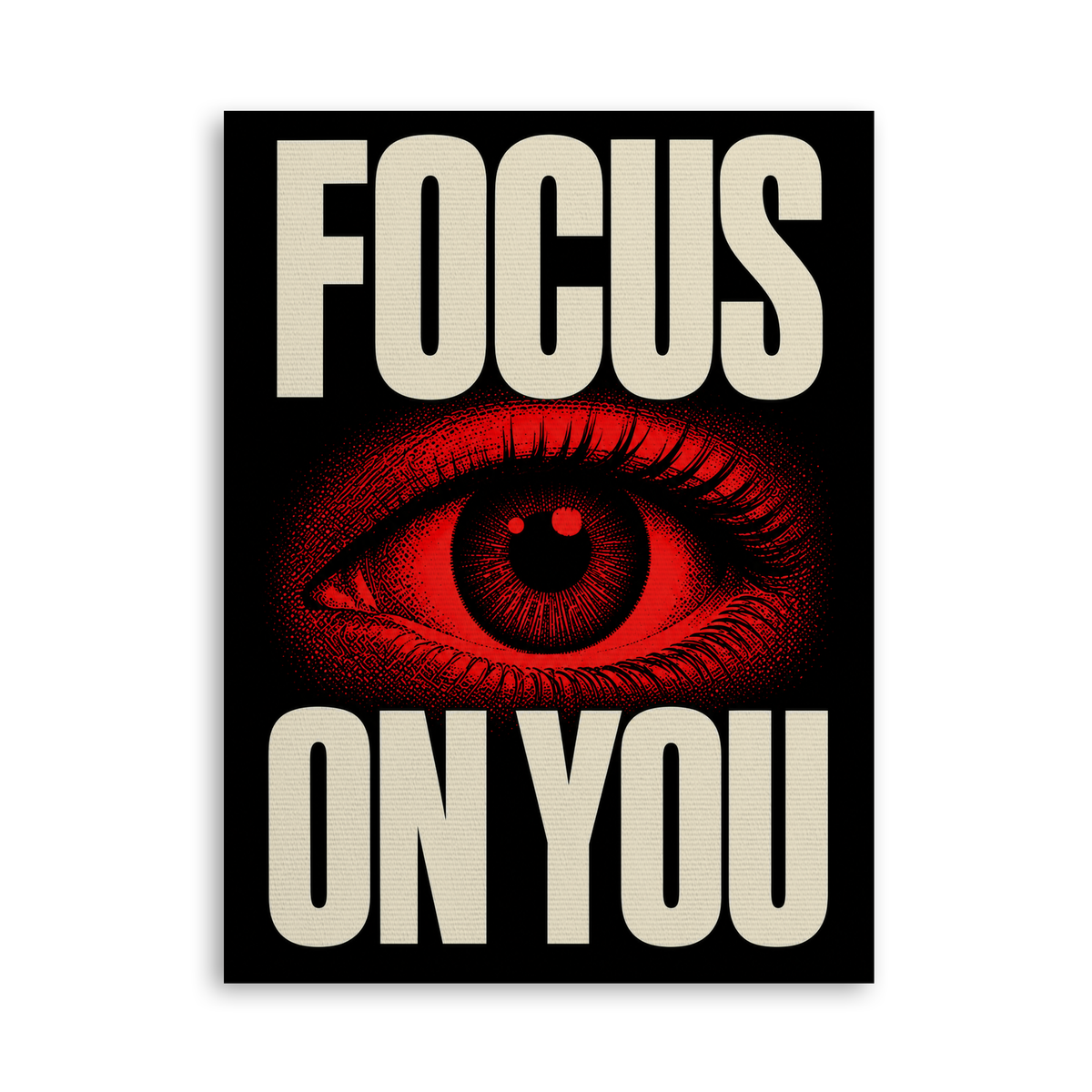 Focus on You - Leinwand Ohne Rahmen