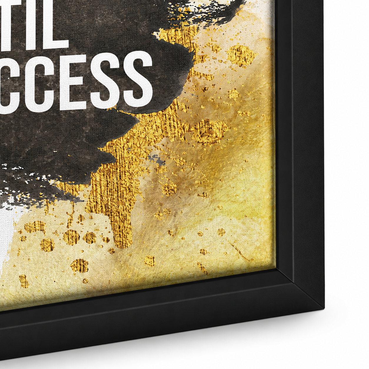 Follow One Course Until Success Schwarzrahmen Detail