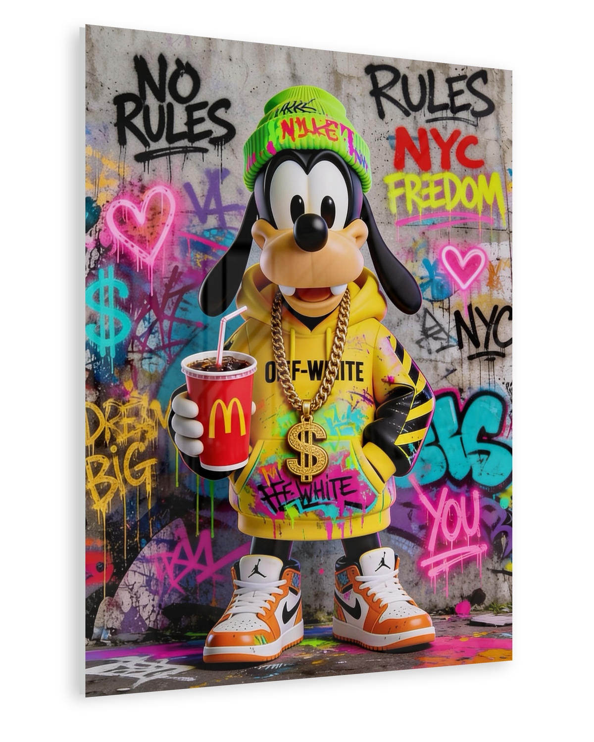 Freedom State of Mind - Acrylglas Ohne Rahmen