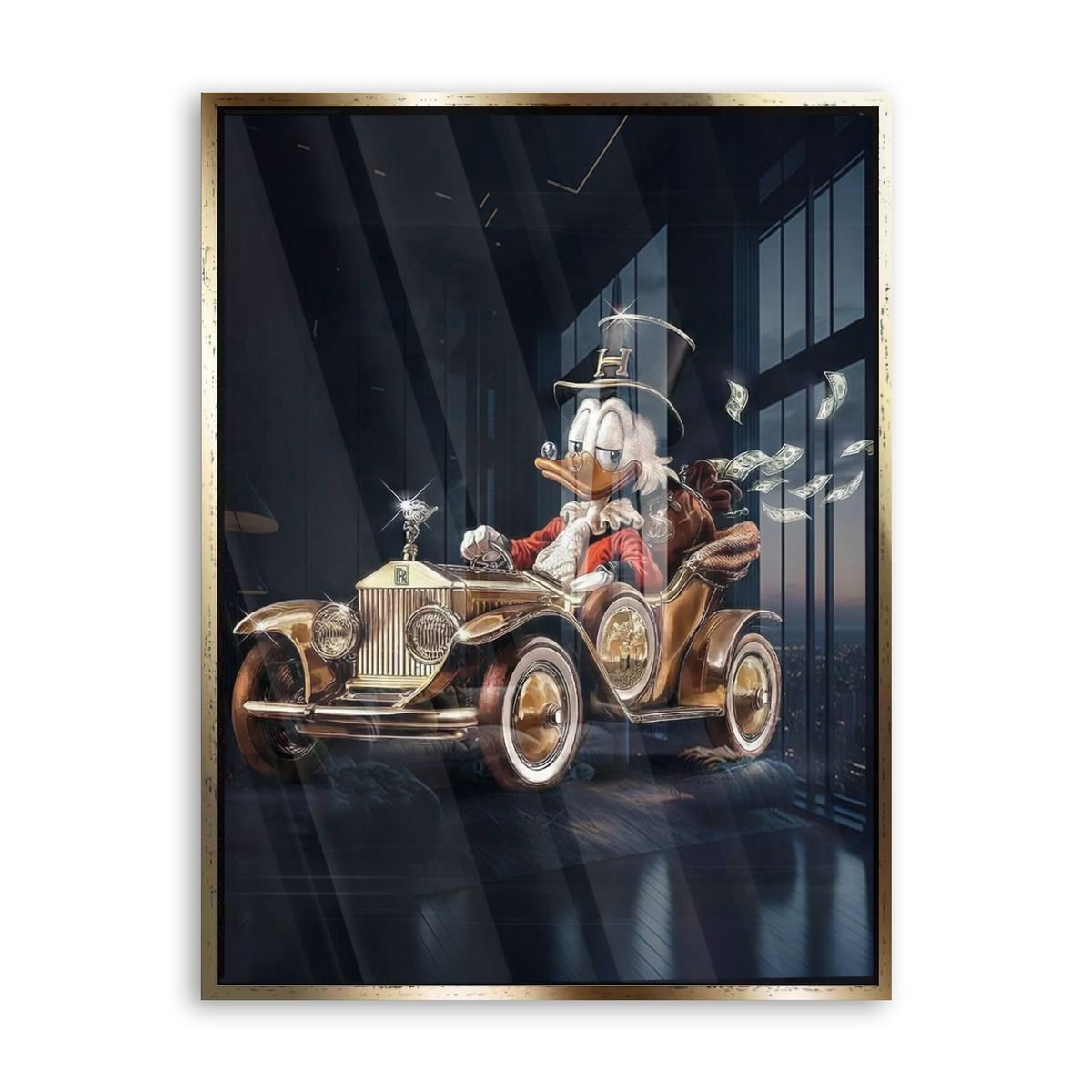 Golden Miles - Acrylglas Gold