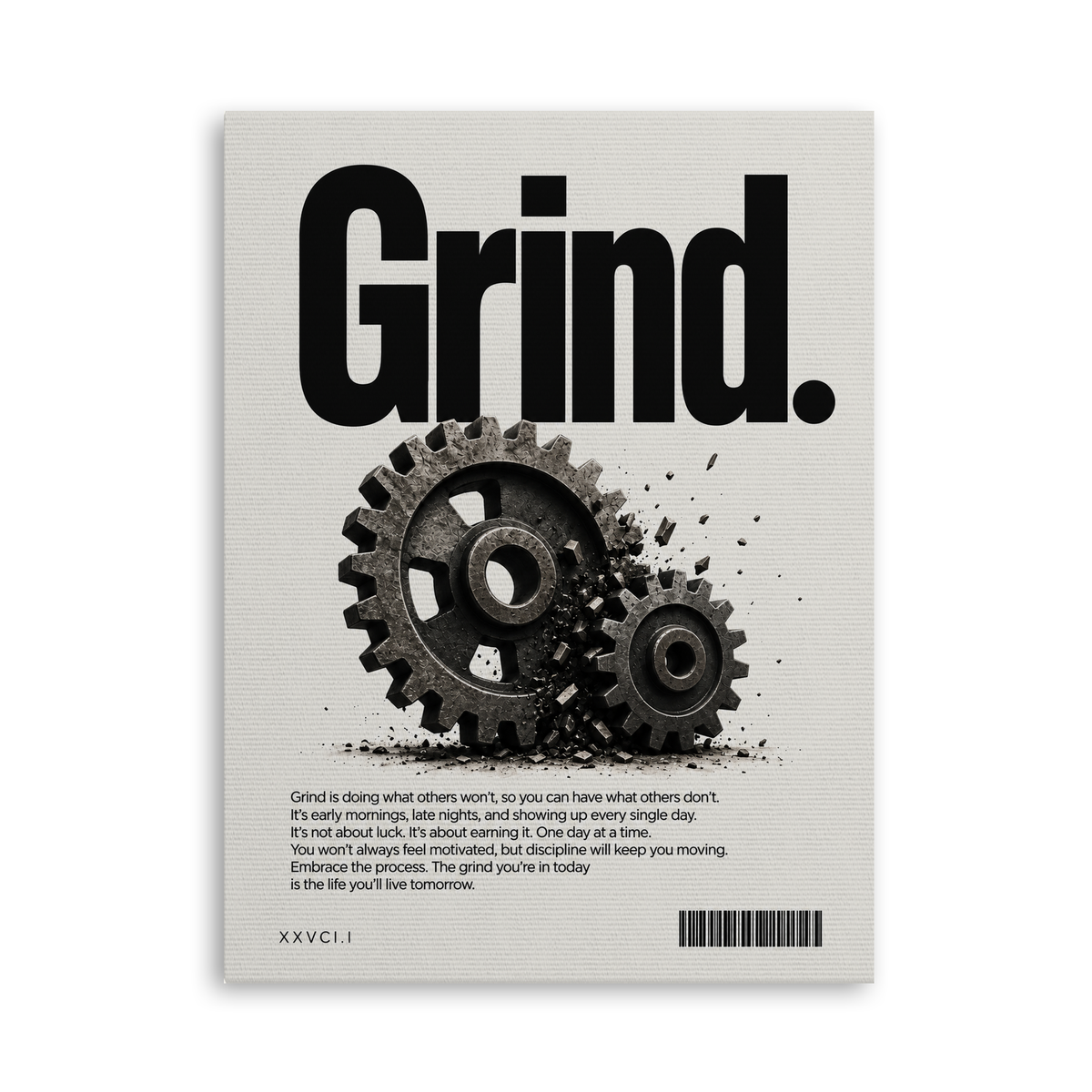 Grind - Leinwand Ohne Rahmen