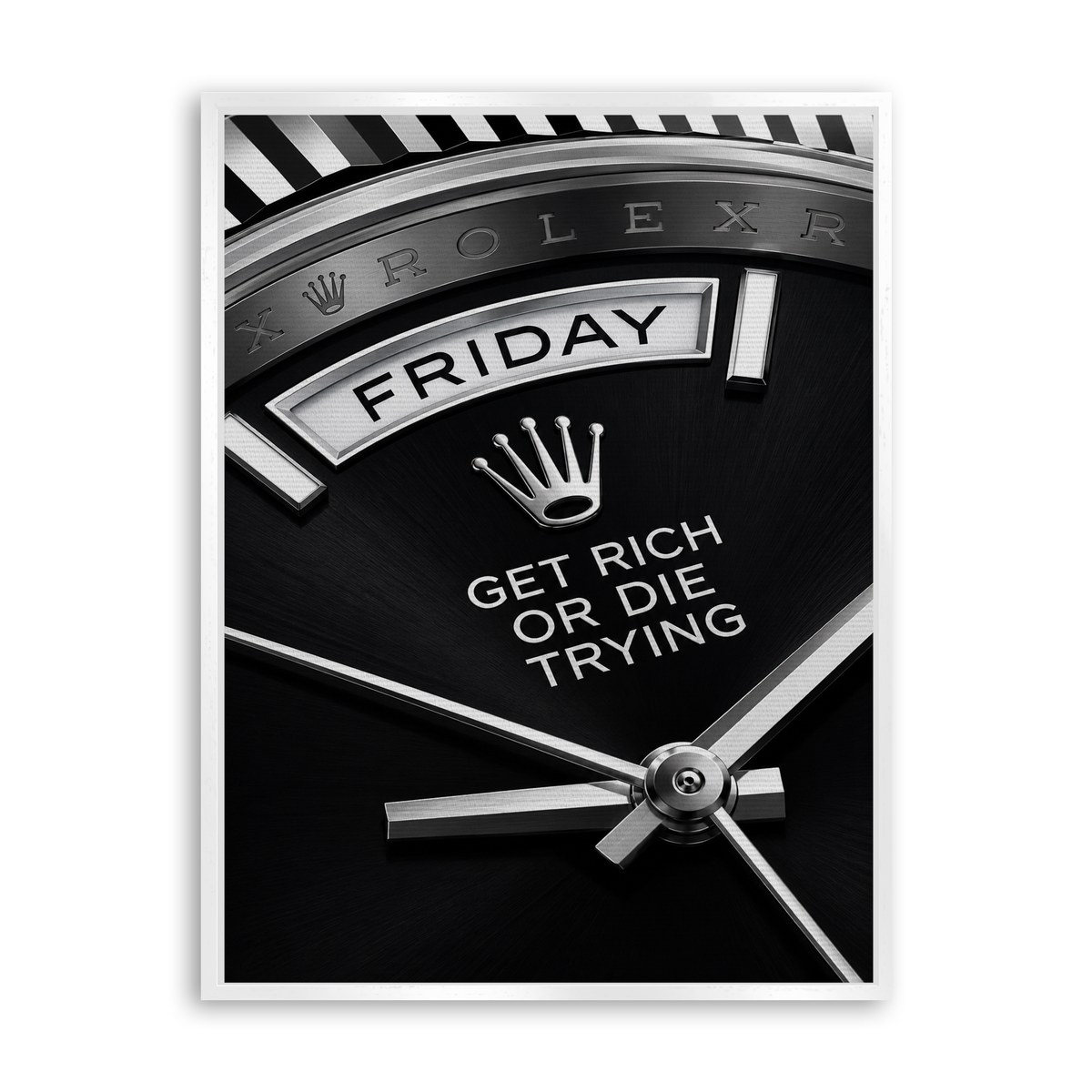 Friday Watch Leinwand Weiß