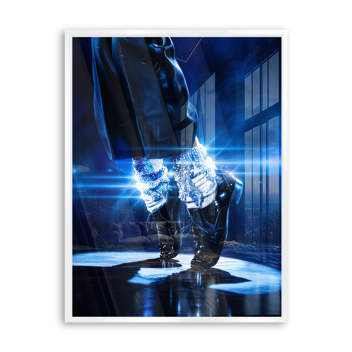 Kingofpop Acrylglas Weiß