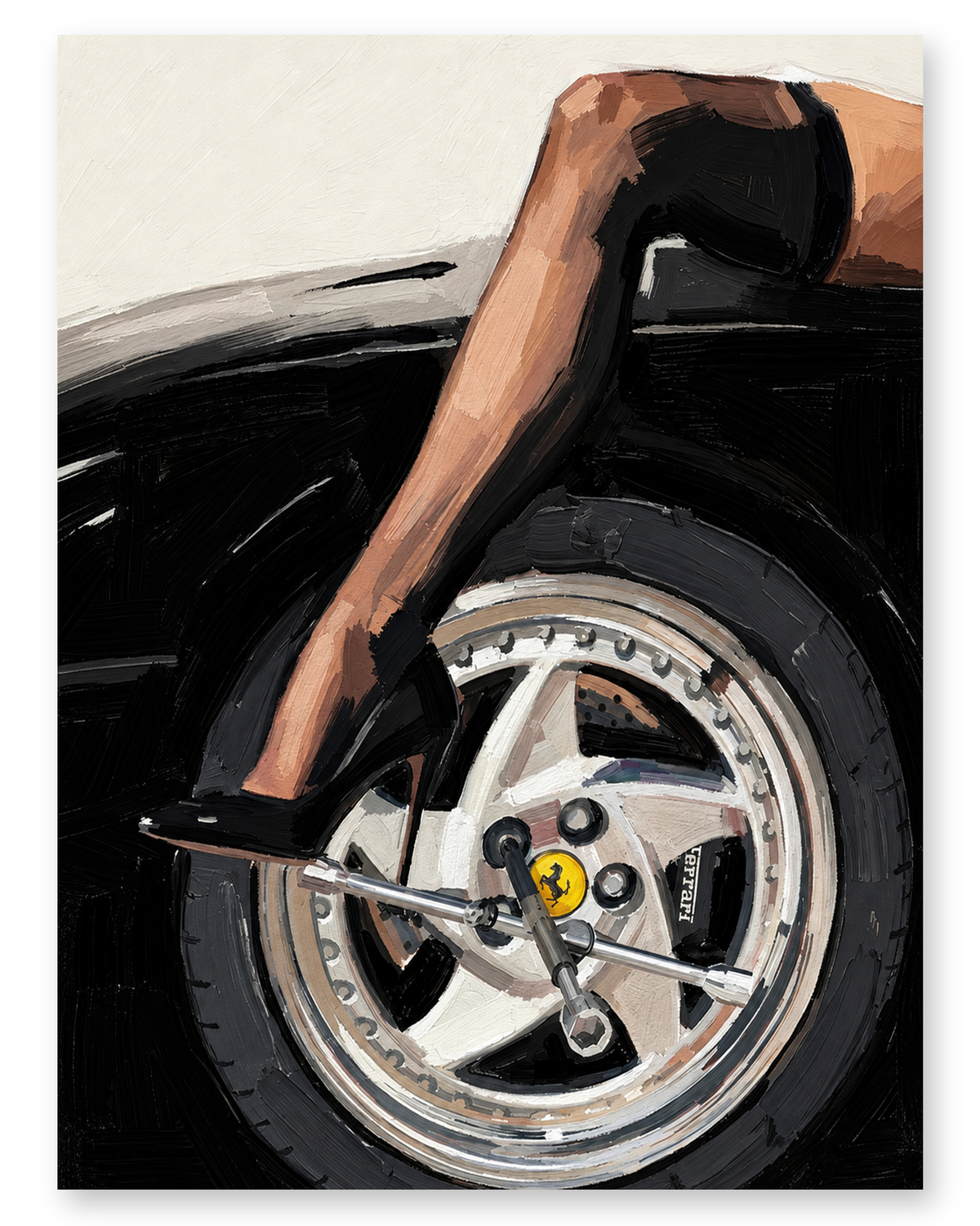 Leg Ferrari Poster