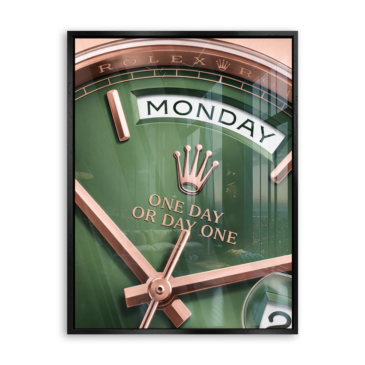 Monday Watch Acrylglas Schwarz