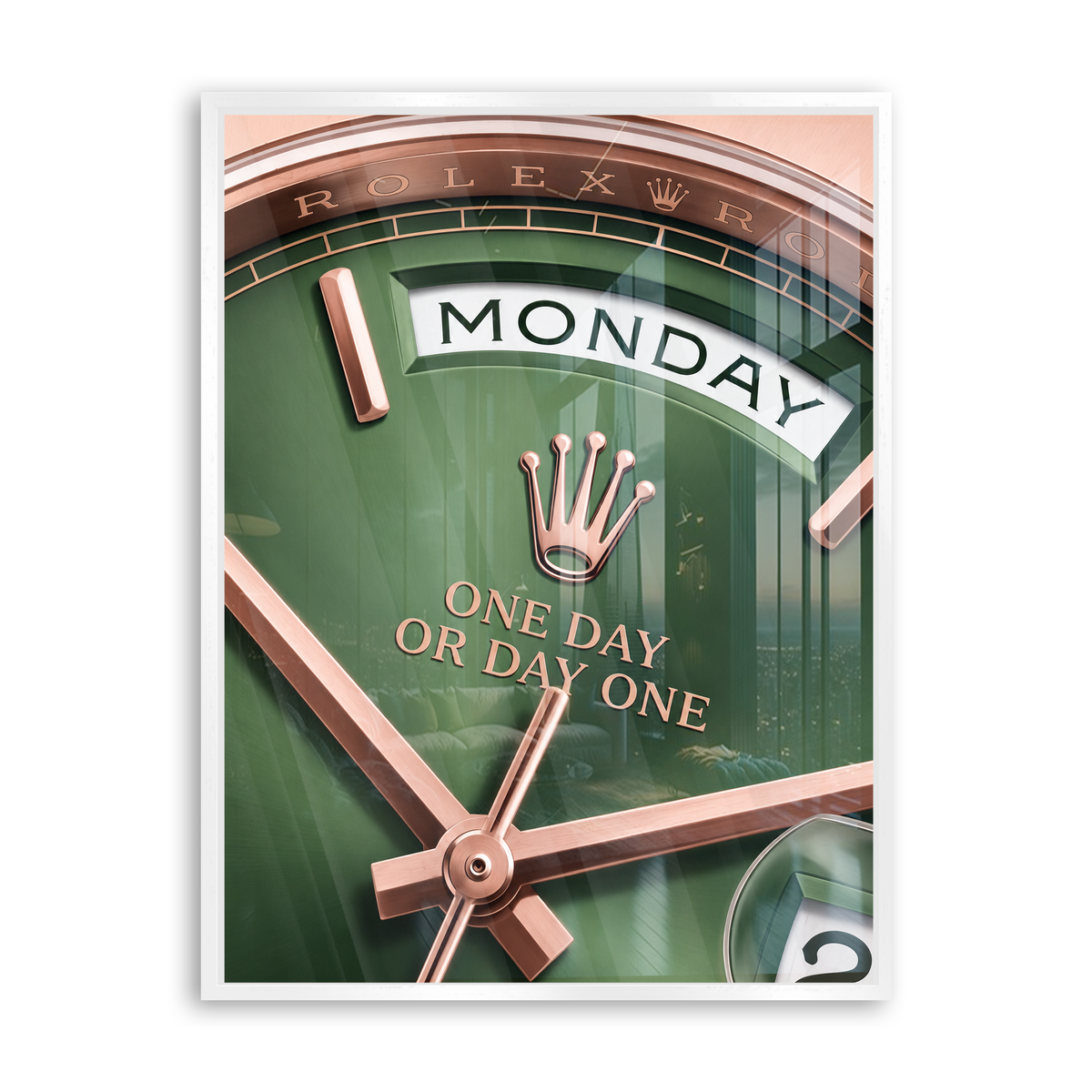 Monday Watch Acrylglas Weiß