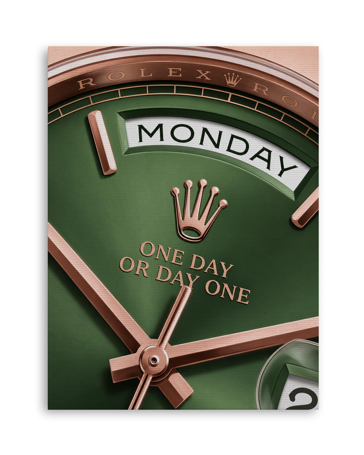 Monday Watch Leinwand Ohne Rahmen