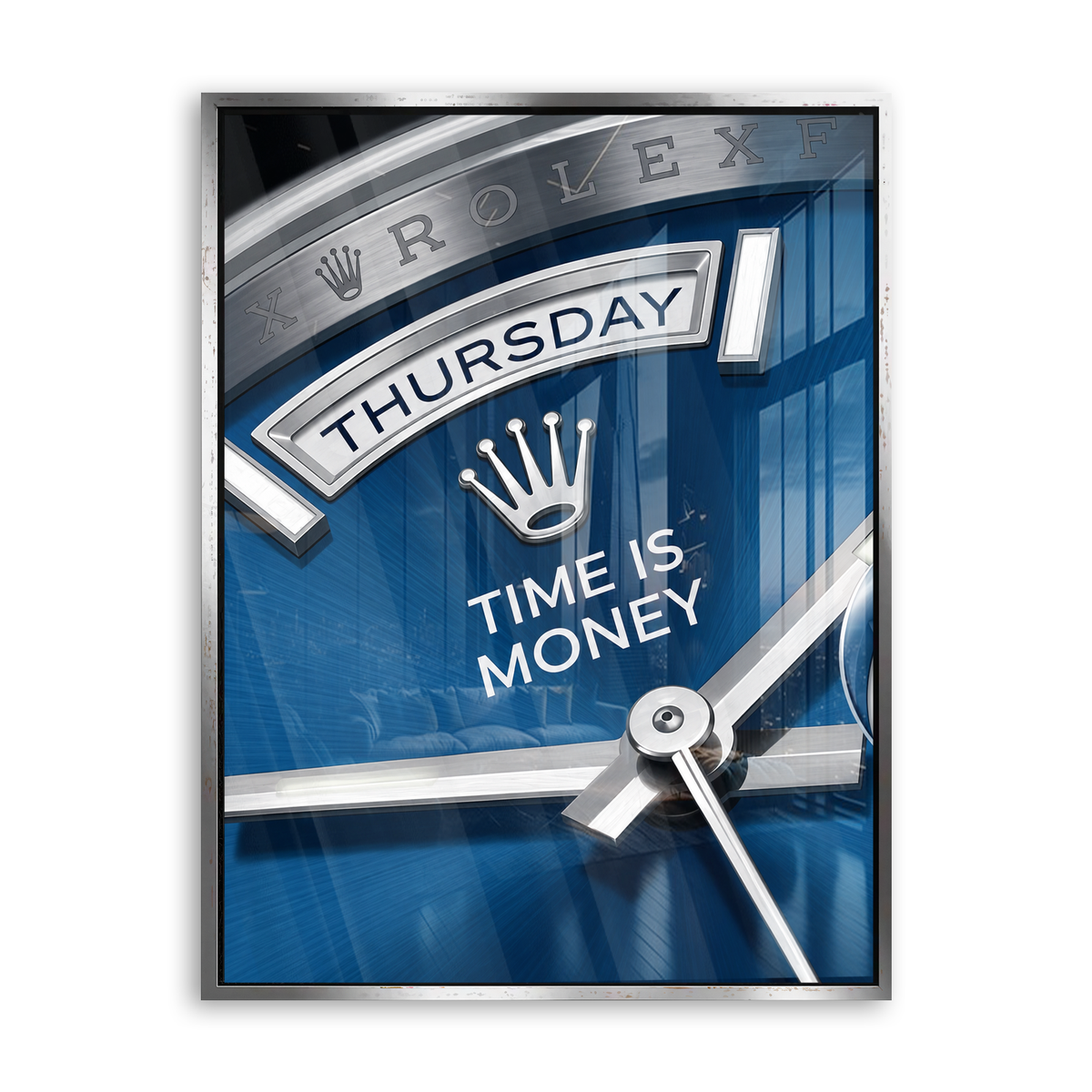 Thursday Watch Acrylglas Silber