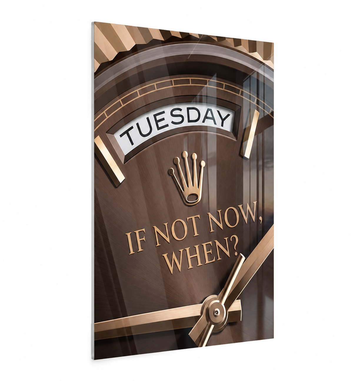 Tuesday Watch Acrylglas Ohne Rahmen