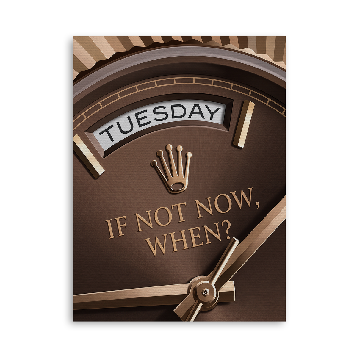 Tuesday Watch Leinwand Ohne Rahmen