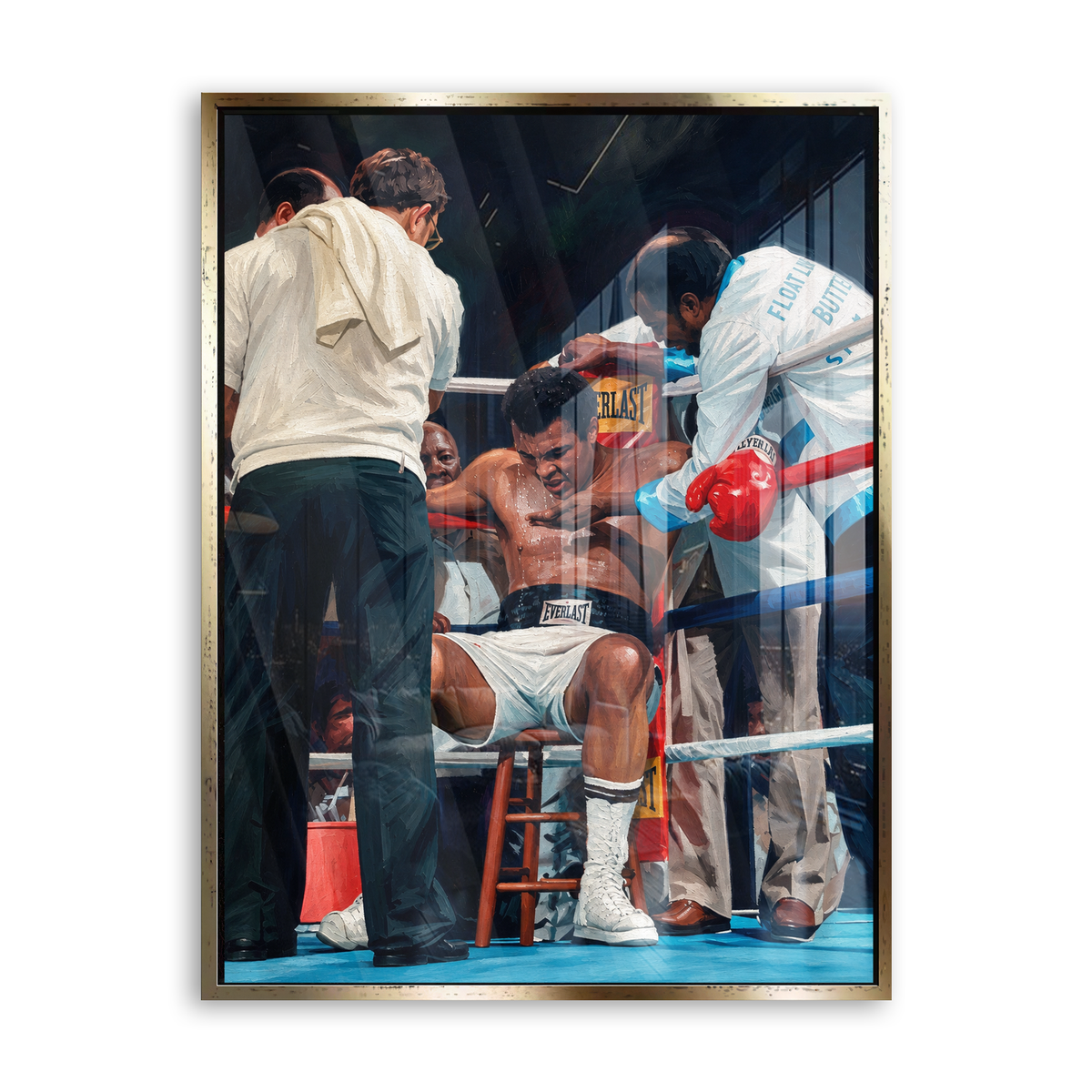 In the Corner - Acrylglas Gold