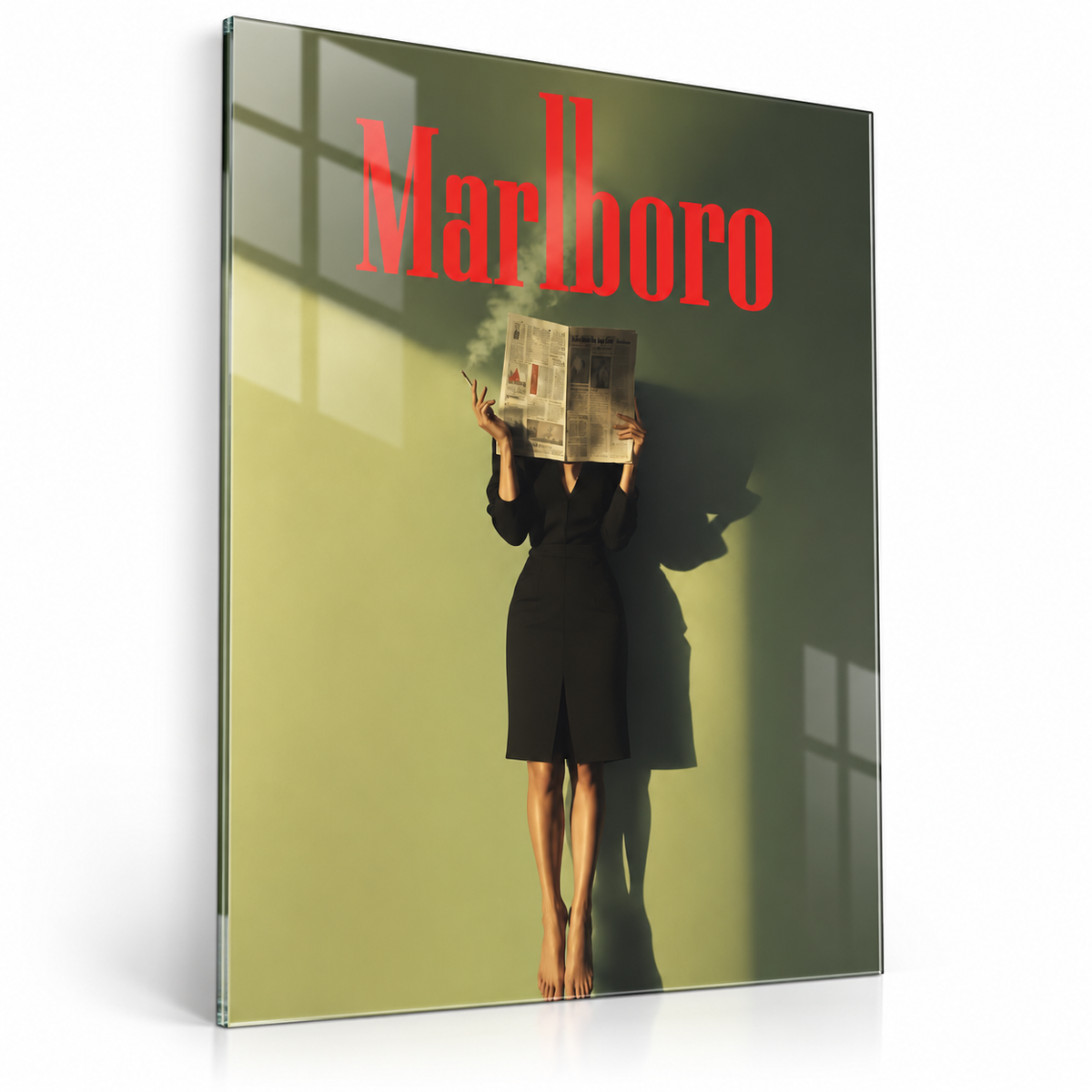 Marlboro - Morning Read - Acrylglas Ohne Rahmen