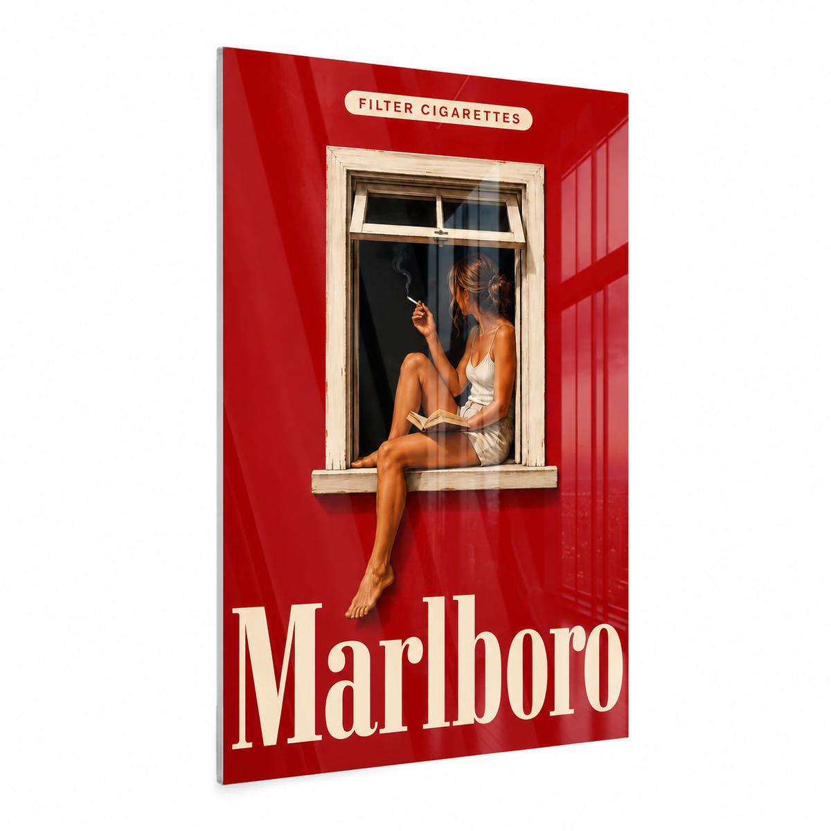 Marlboro - Window Break - Acrylglas Ohne Rahmen