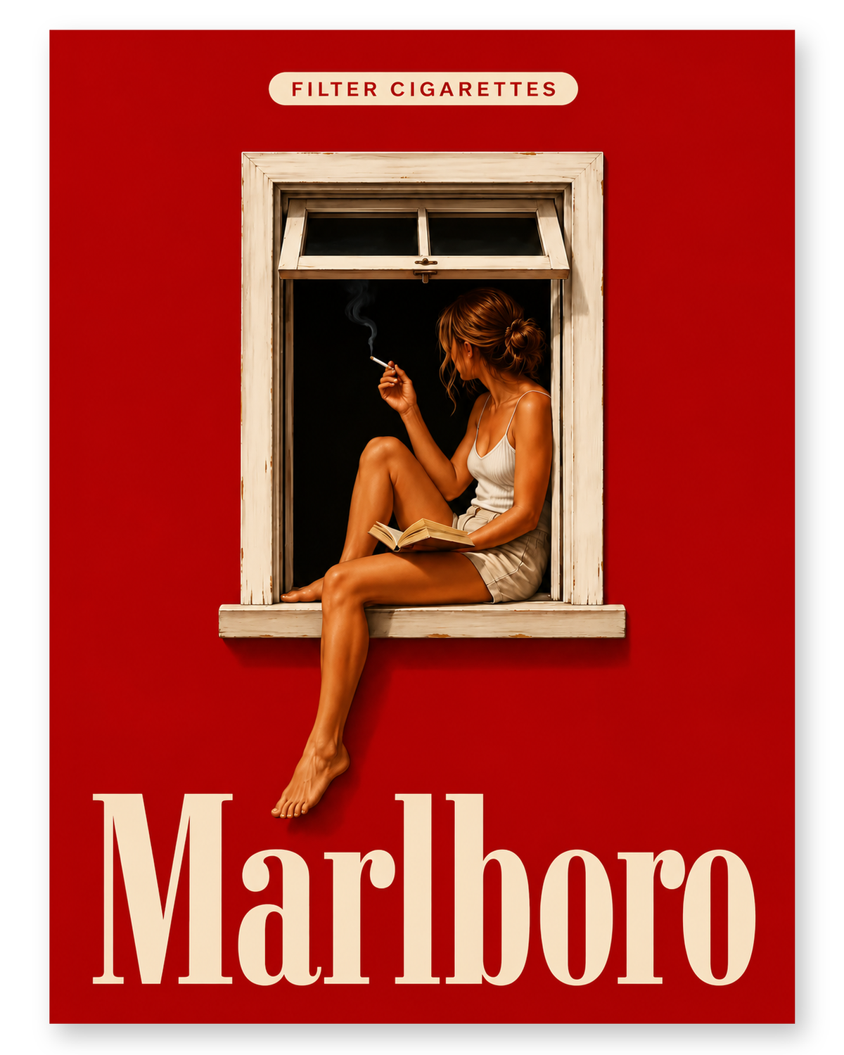 Marlboro - Window Break - Poster