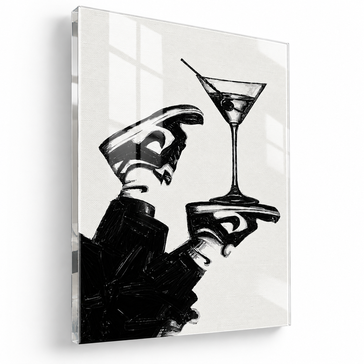 Martini Moment - Acrylglas Ohne Rahmen