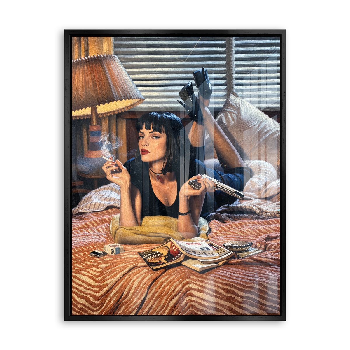Midnight Muse - Acrylglas Schwarz