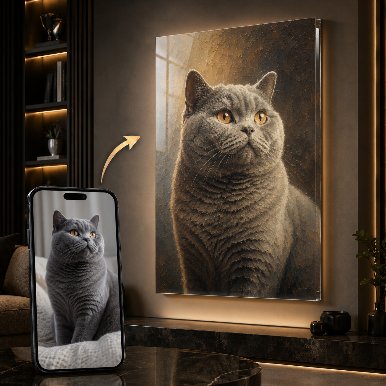 Your Faithful Companion as an Oil Painting