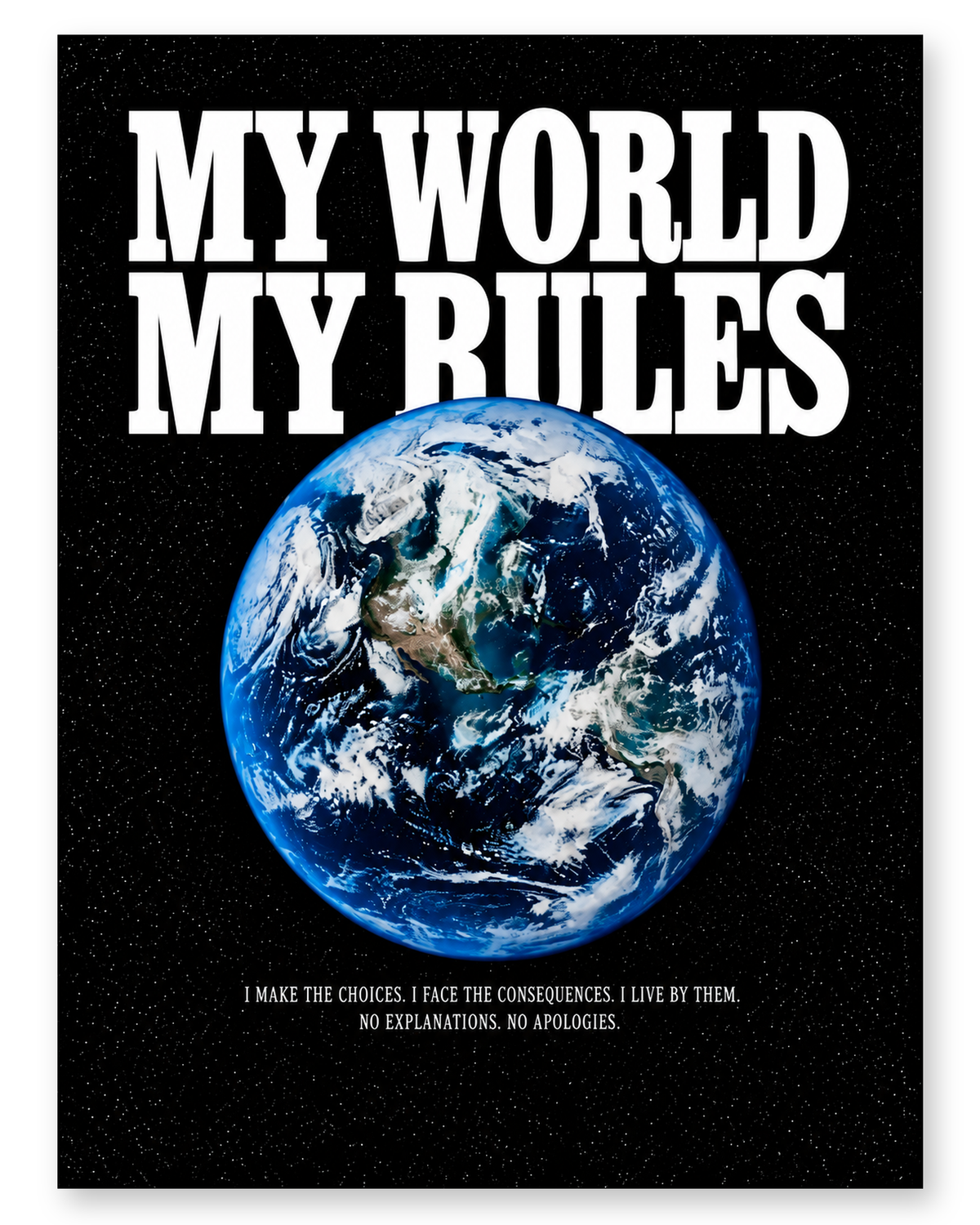 My World My Rules - Poster