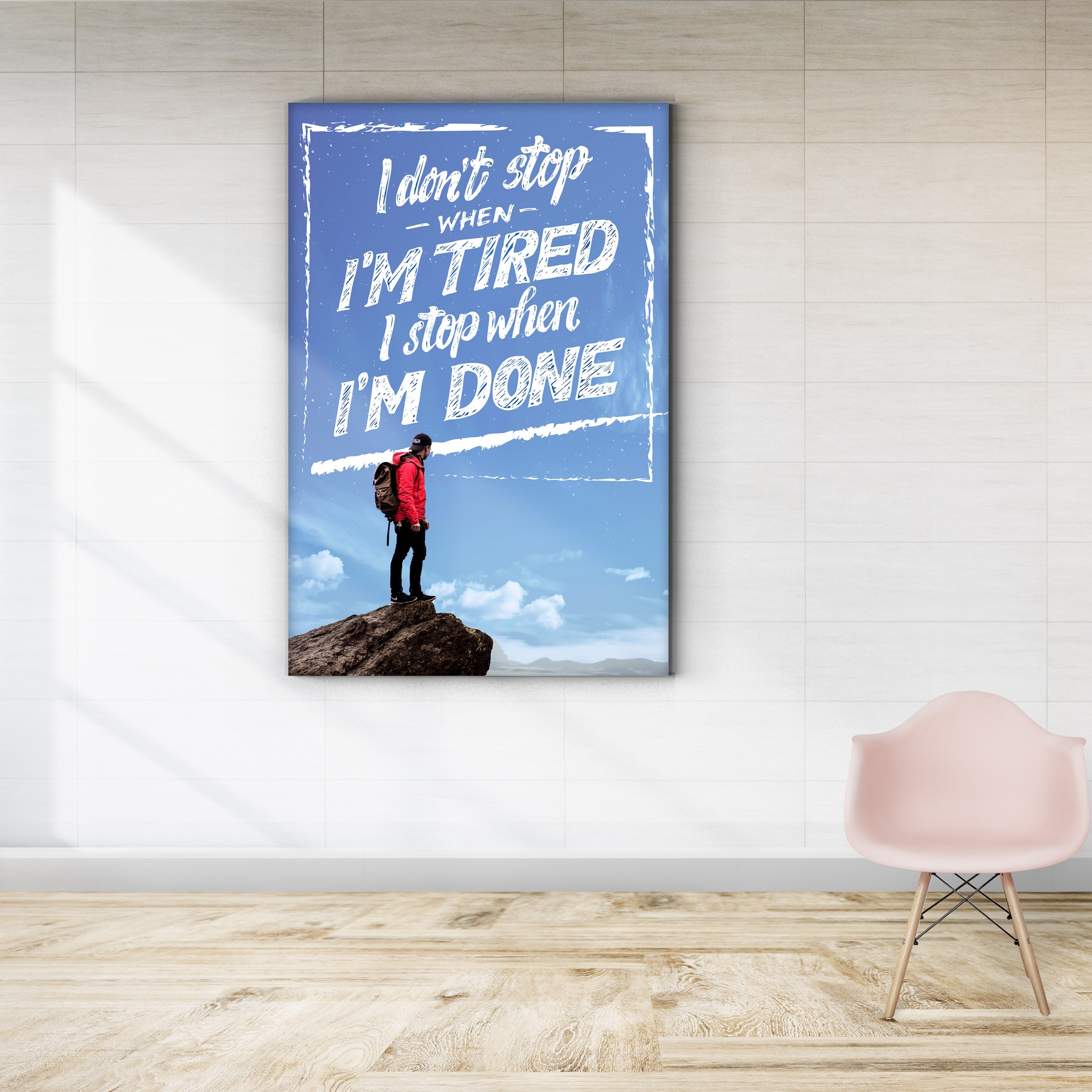 I don't stop