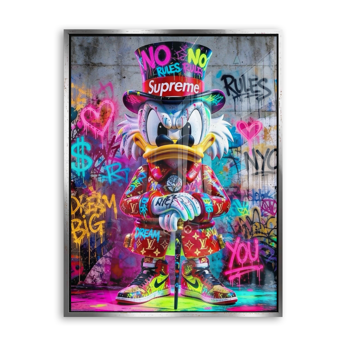 Neon Tycoon - Acrylglas Silber