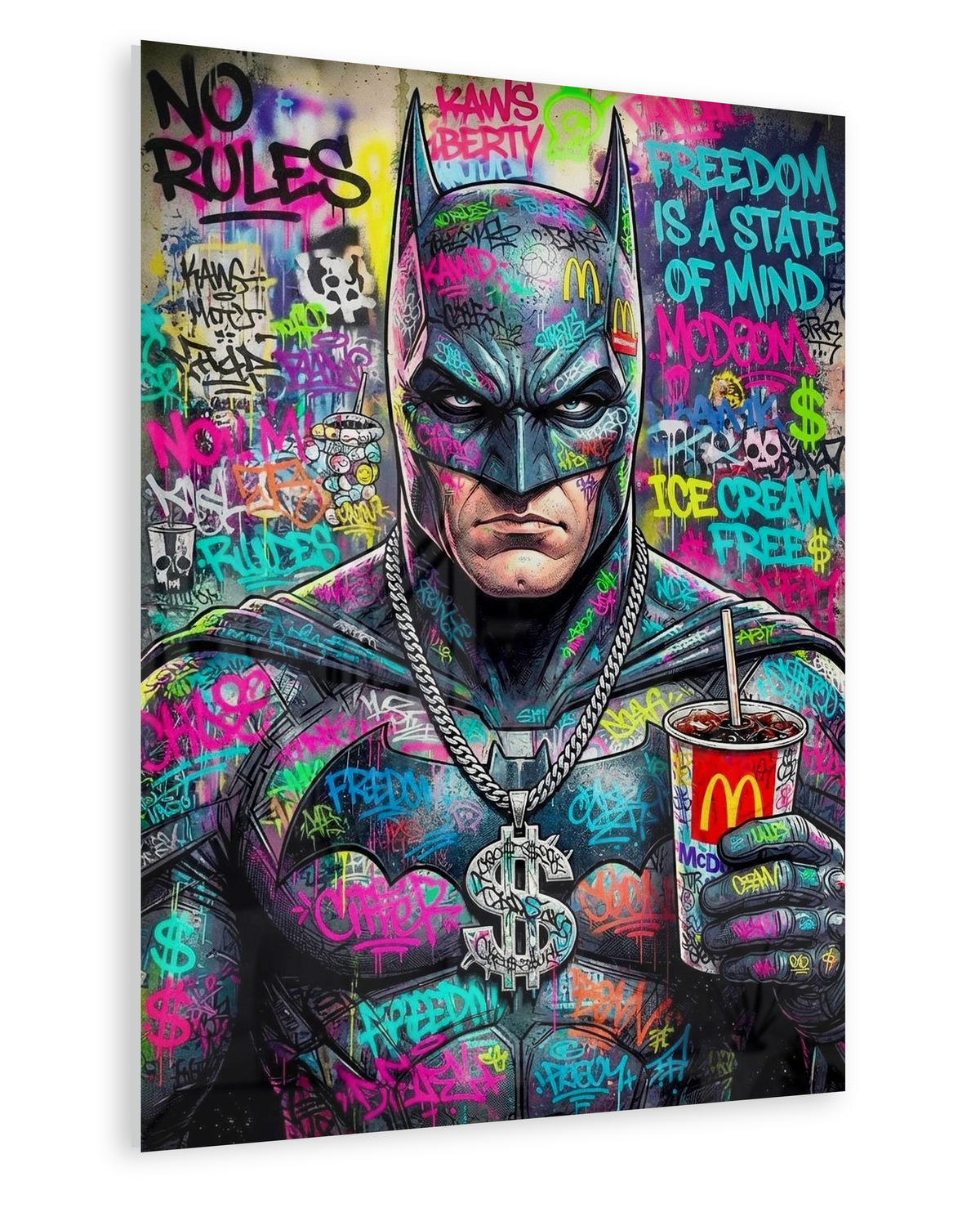 No Rules - Acrylglas Ohne Rahmen
