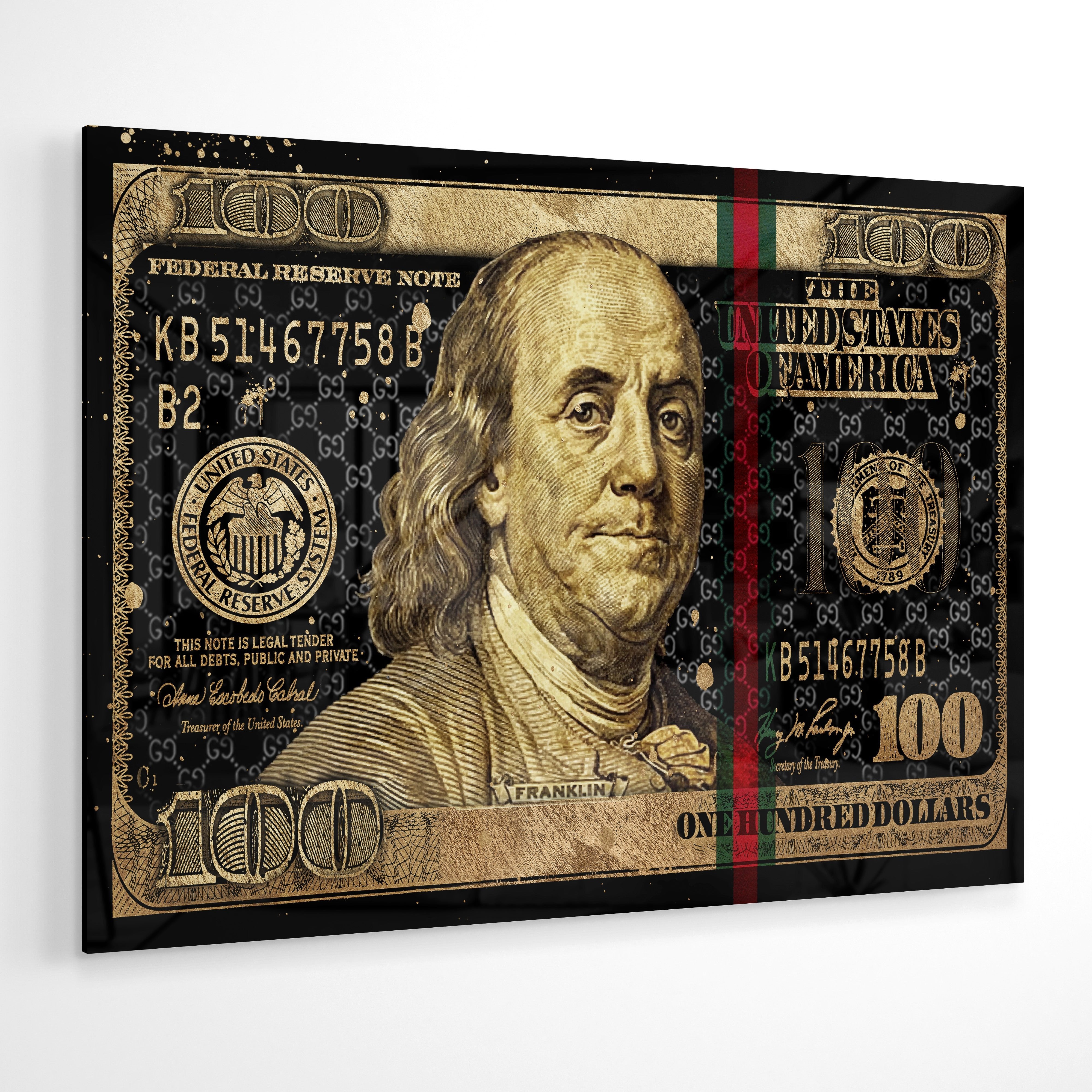 Dollar Butterfly Effect Art - Canvas/Acrylic Glass 
