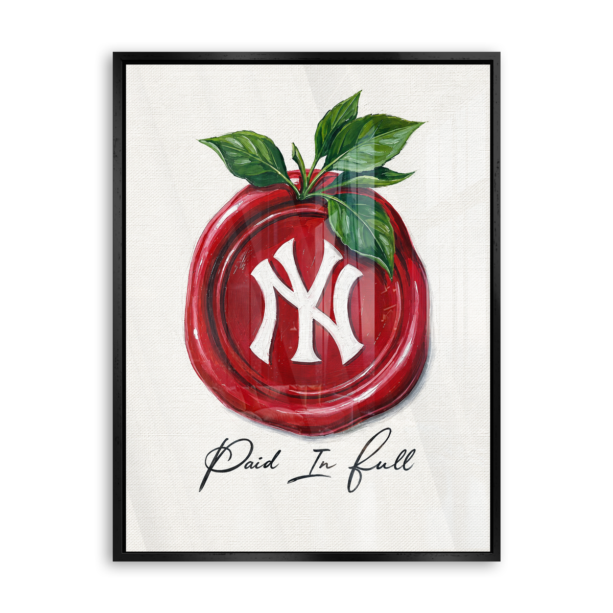 Paid in Full - Acrylglas Schwarz
