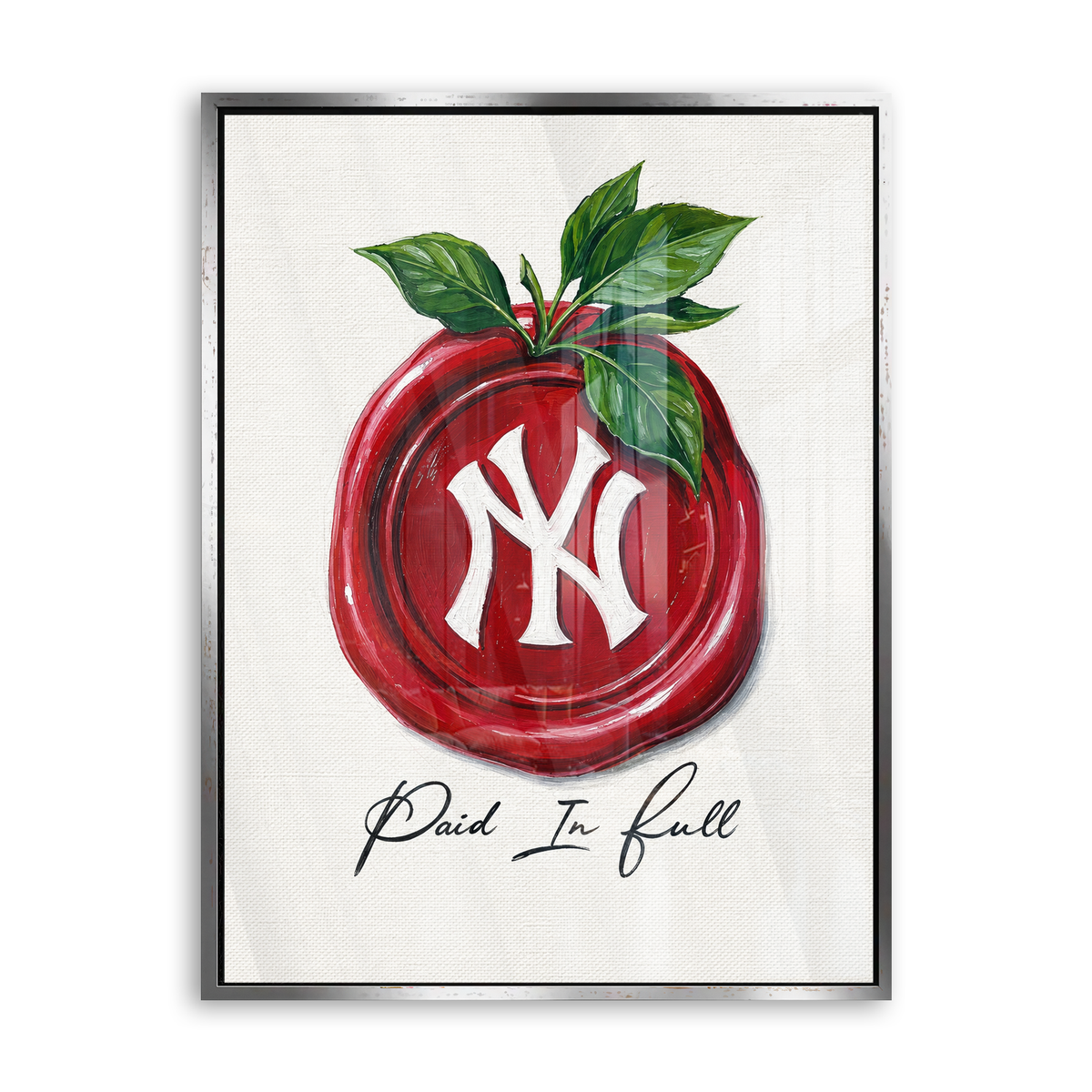 Paid in Full - Acrylglas Silber