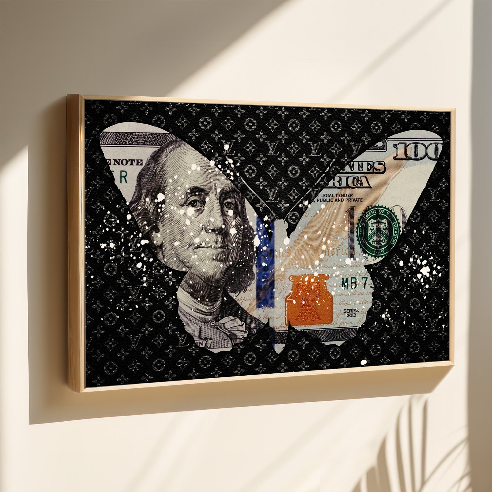 Dollar Butterfly Effect Art