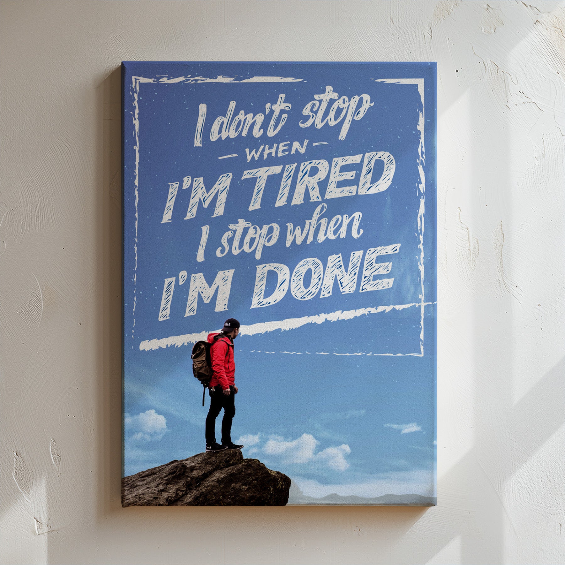 I don't stop