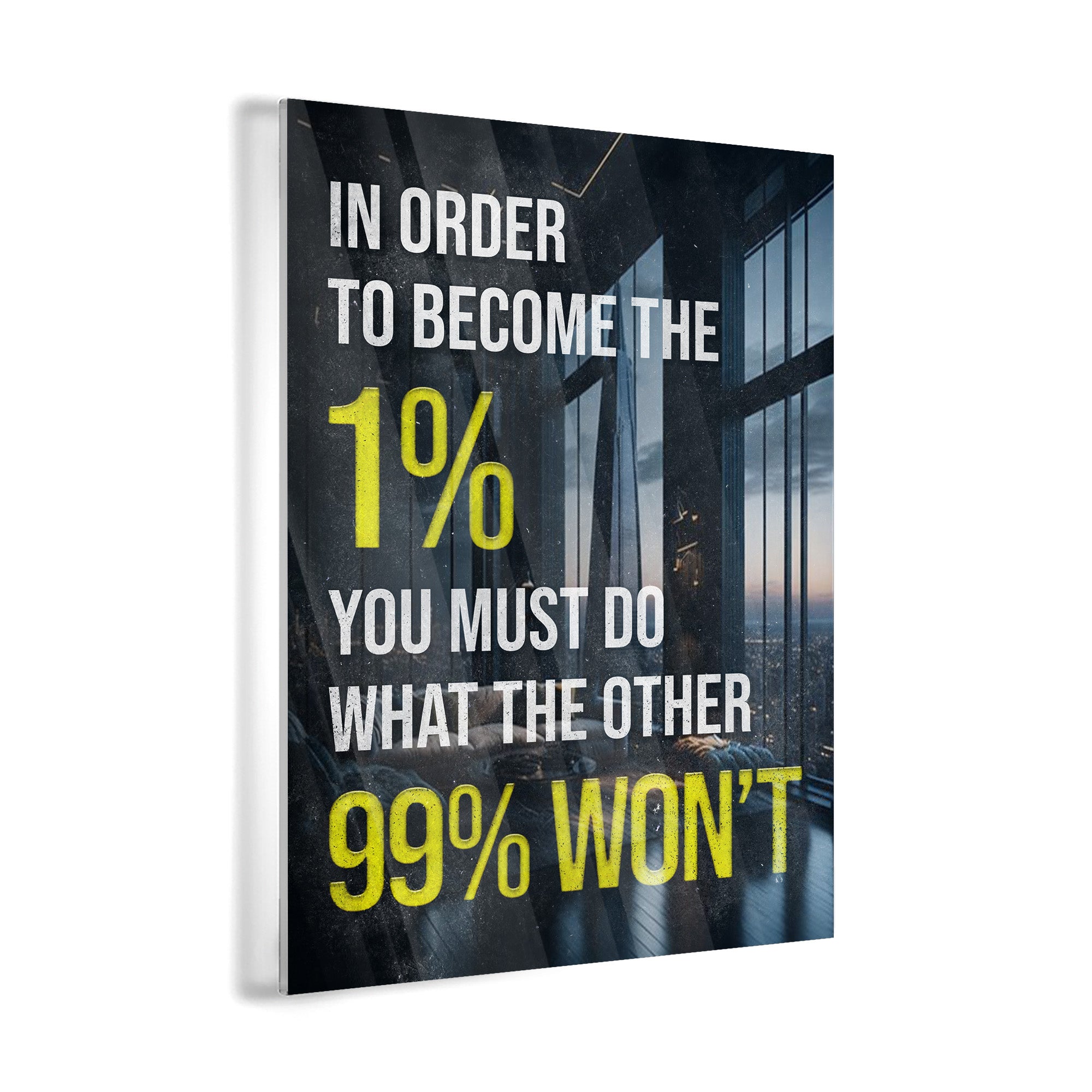 In Order To Become The1% 