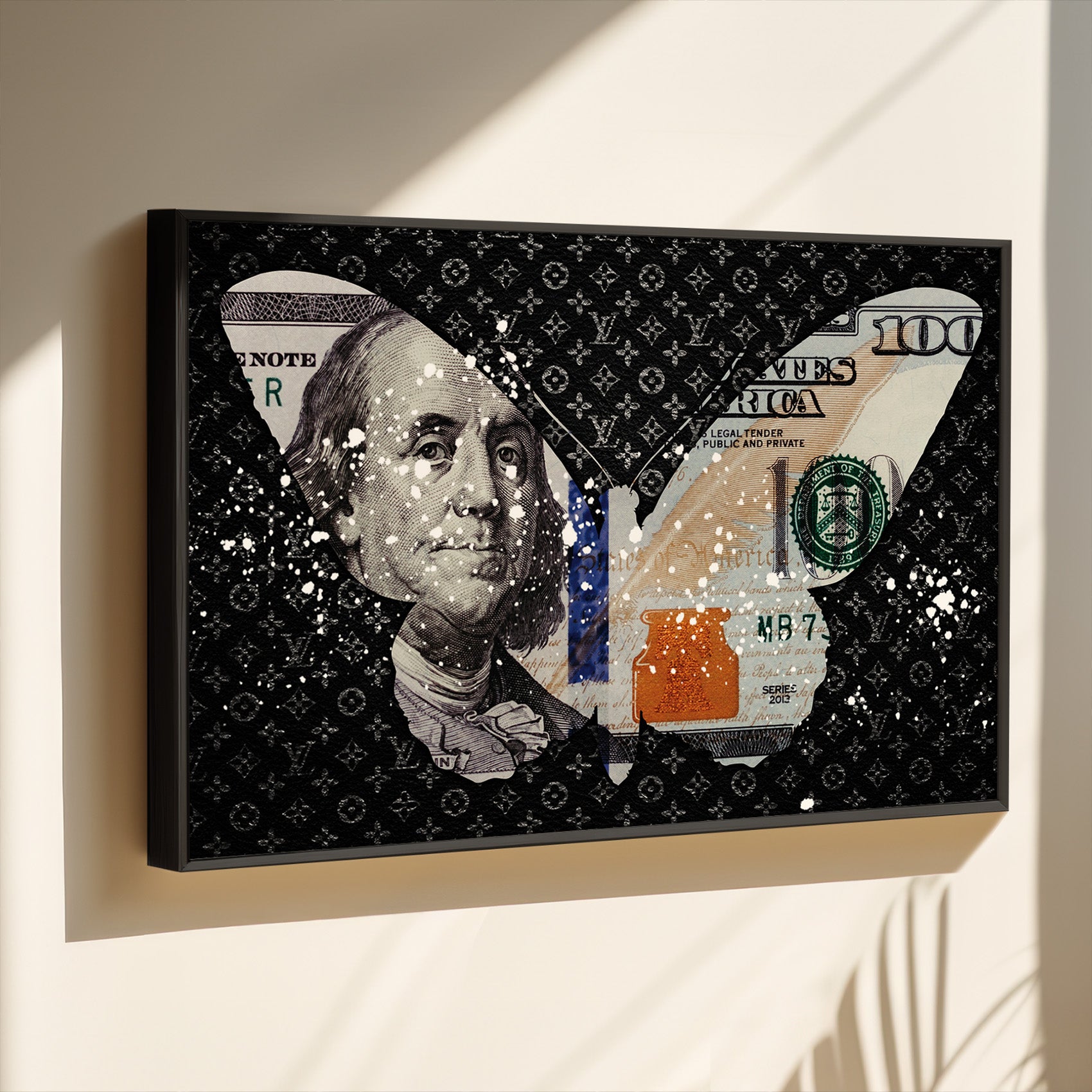 Dollar Butterfly Effect Art