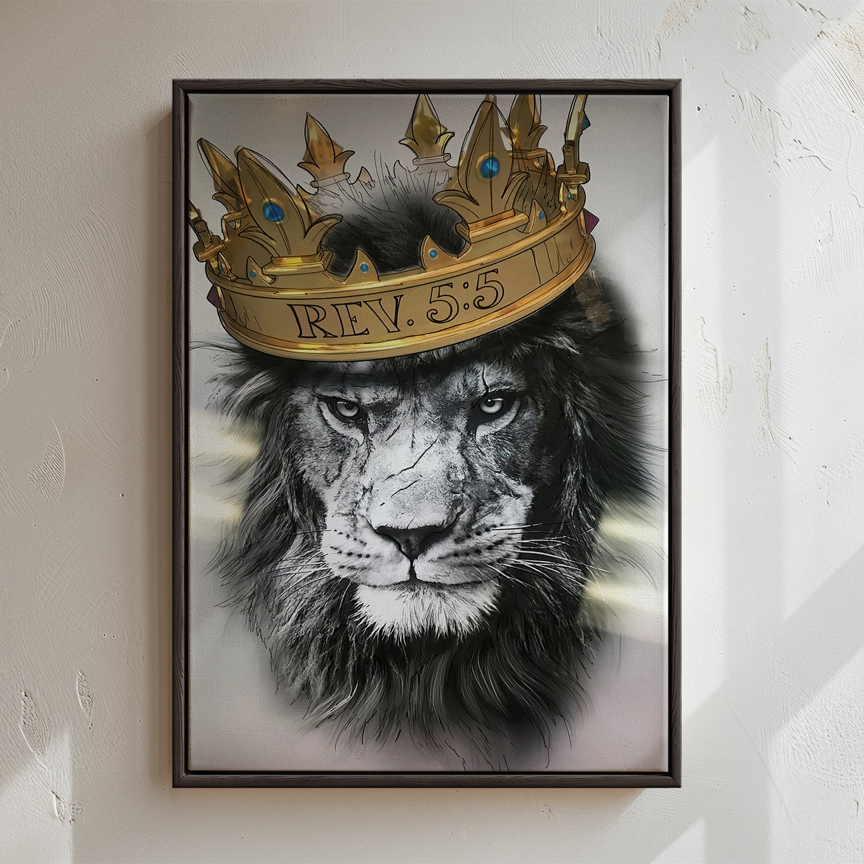 Lion with crown