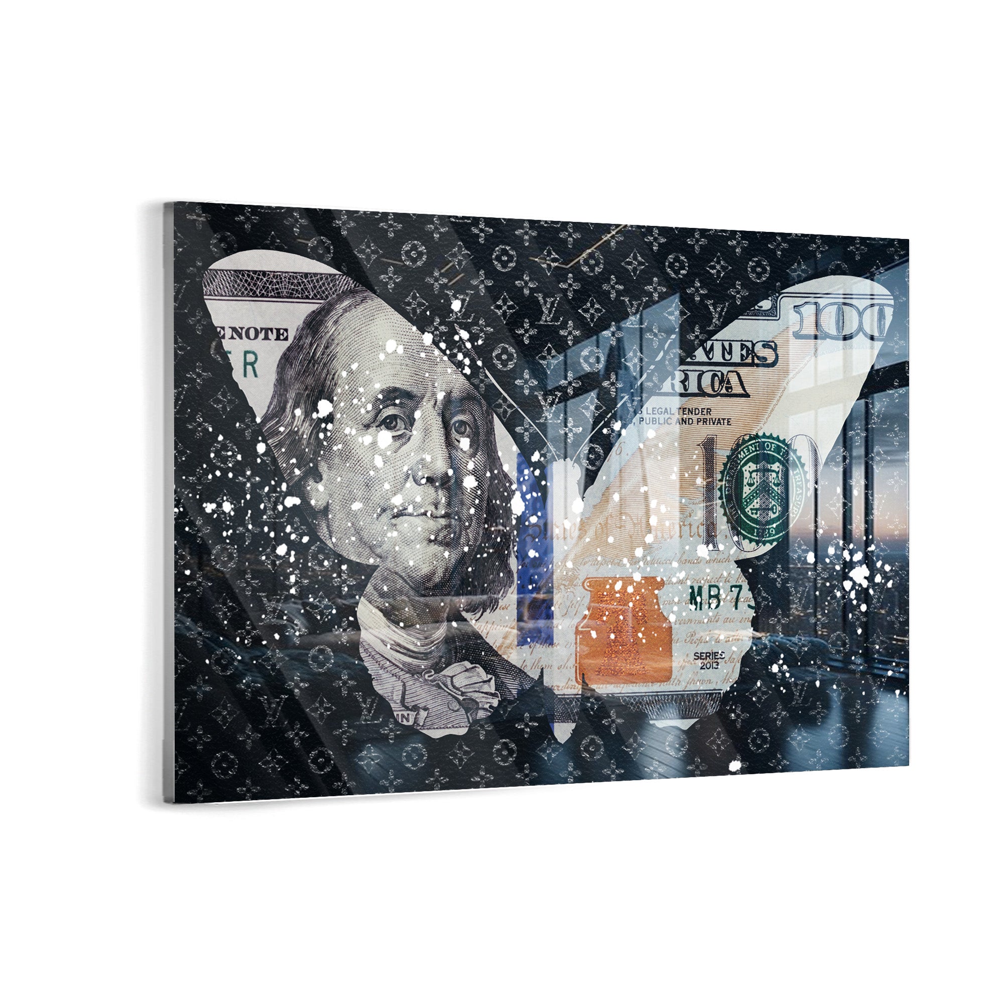 Dollar Butterfly Effect Art 